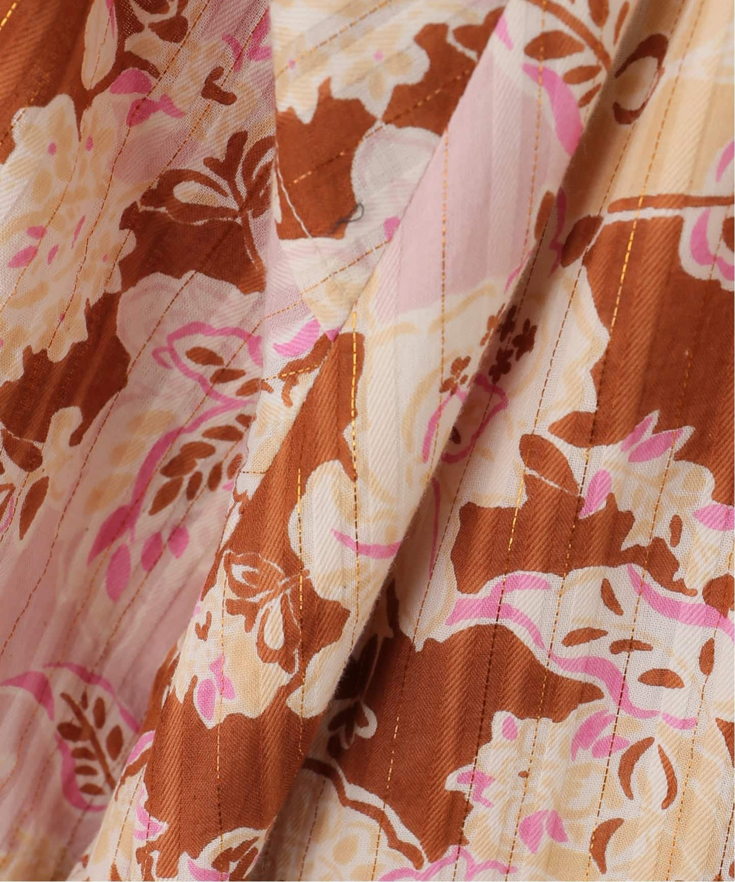 ヌキテパ　Sara mallika ワンピース　アイボリー　ピンク　S 別注【SARA MALLIKA/サラマリカ】 EMBROIDERY DRESS（ワンピース
