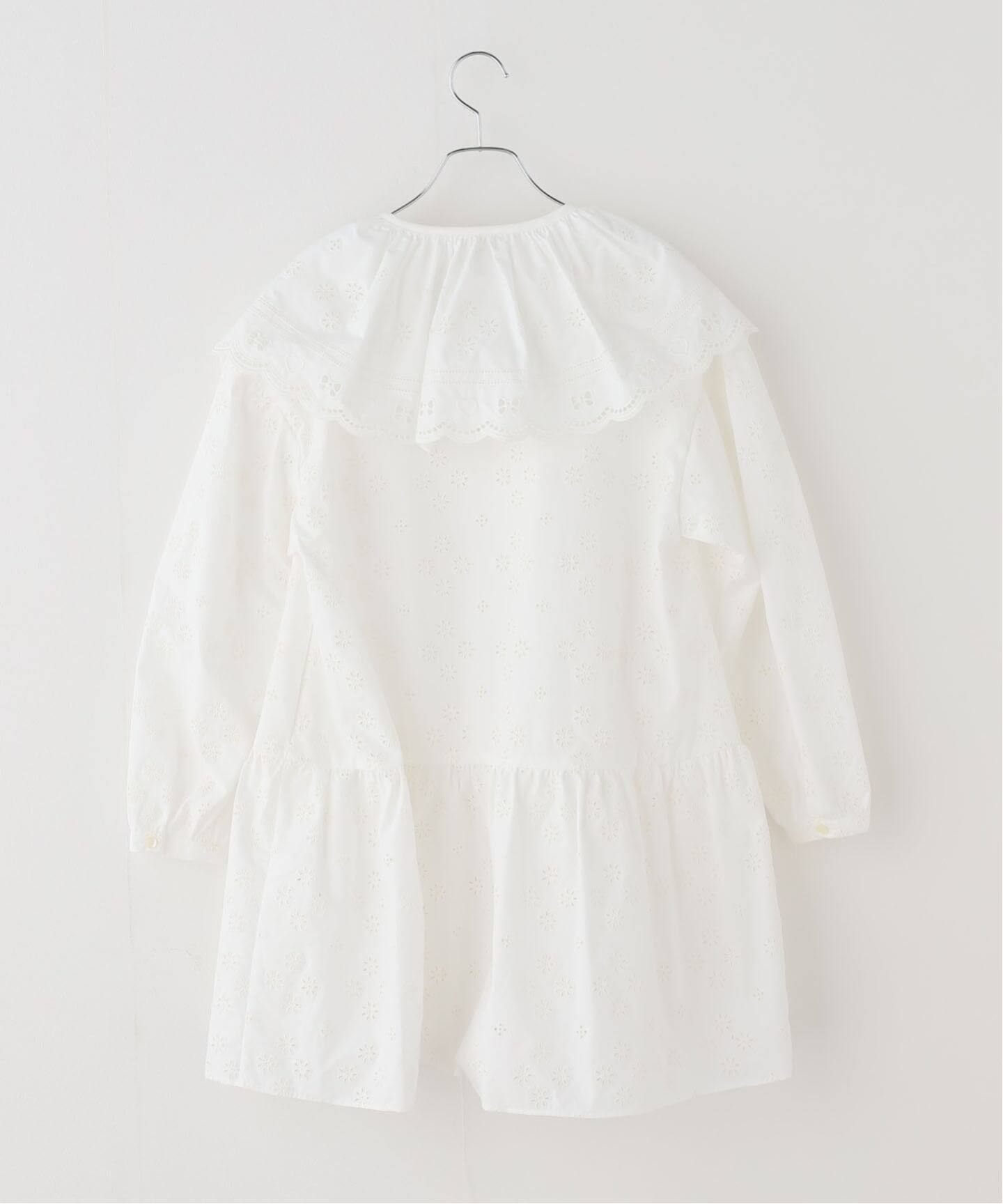 土日値下　HOLIDAY LACE BIG COLLAR MINI DRESS HOLIDAY/ホリデイ】LACE BIG COLLAR MINI DRESS（ワンピース