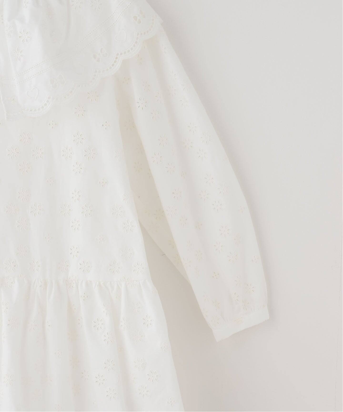 HOLIDAY/ホリデイ】LACE BIG COLLAR MINI DRESS（ワンピース