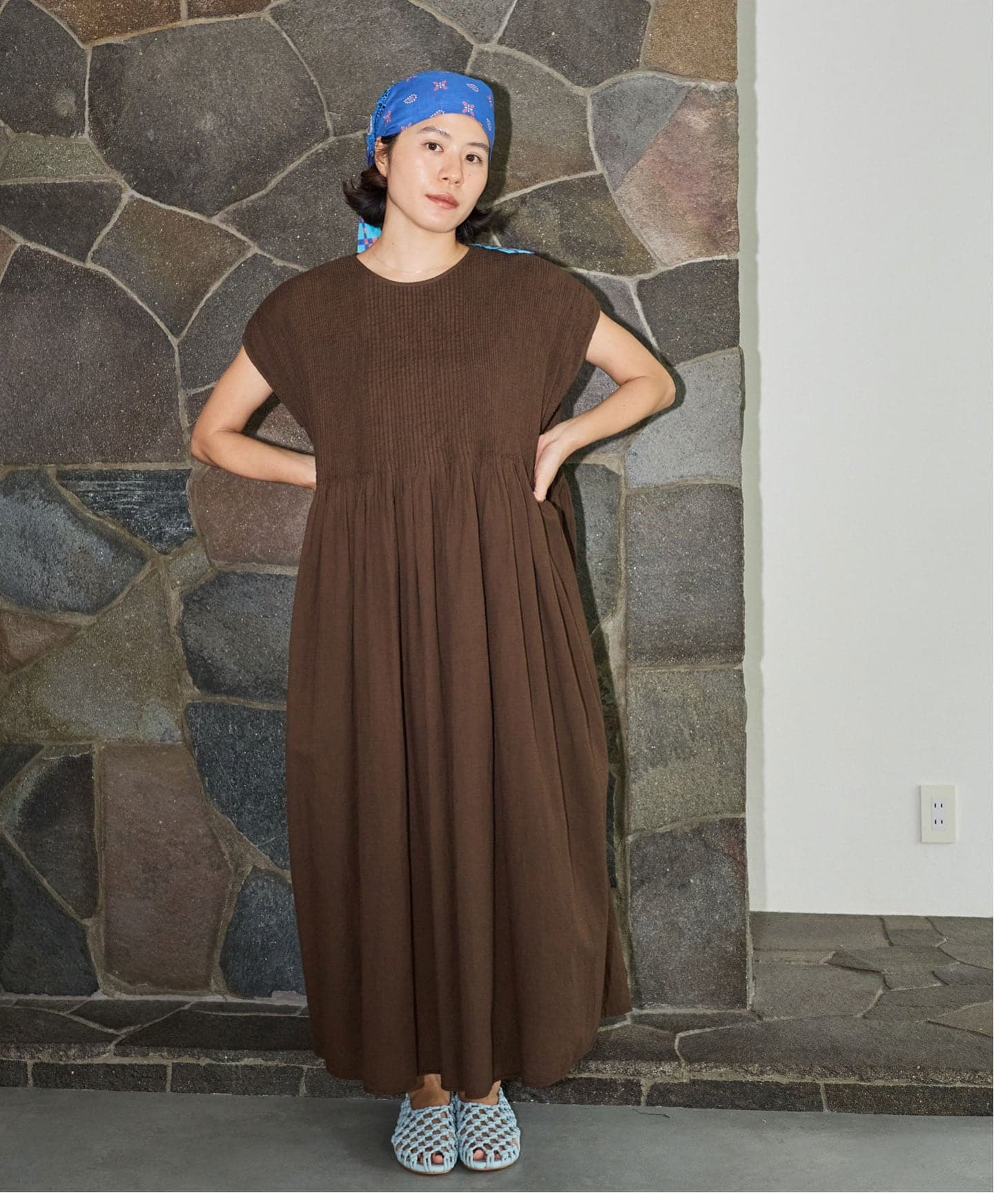 maison de soil 】CREW-NECK F/S DRESS WITH（ワンピース）｜JOURNAL