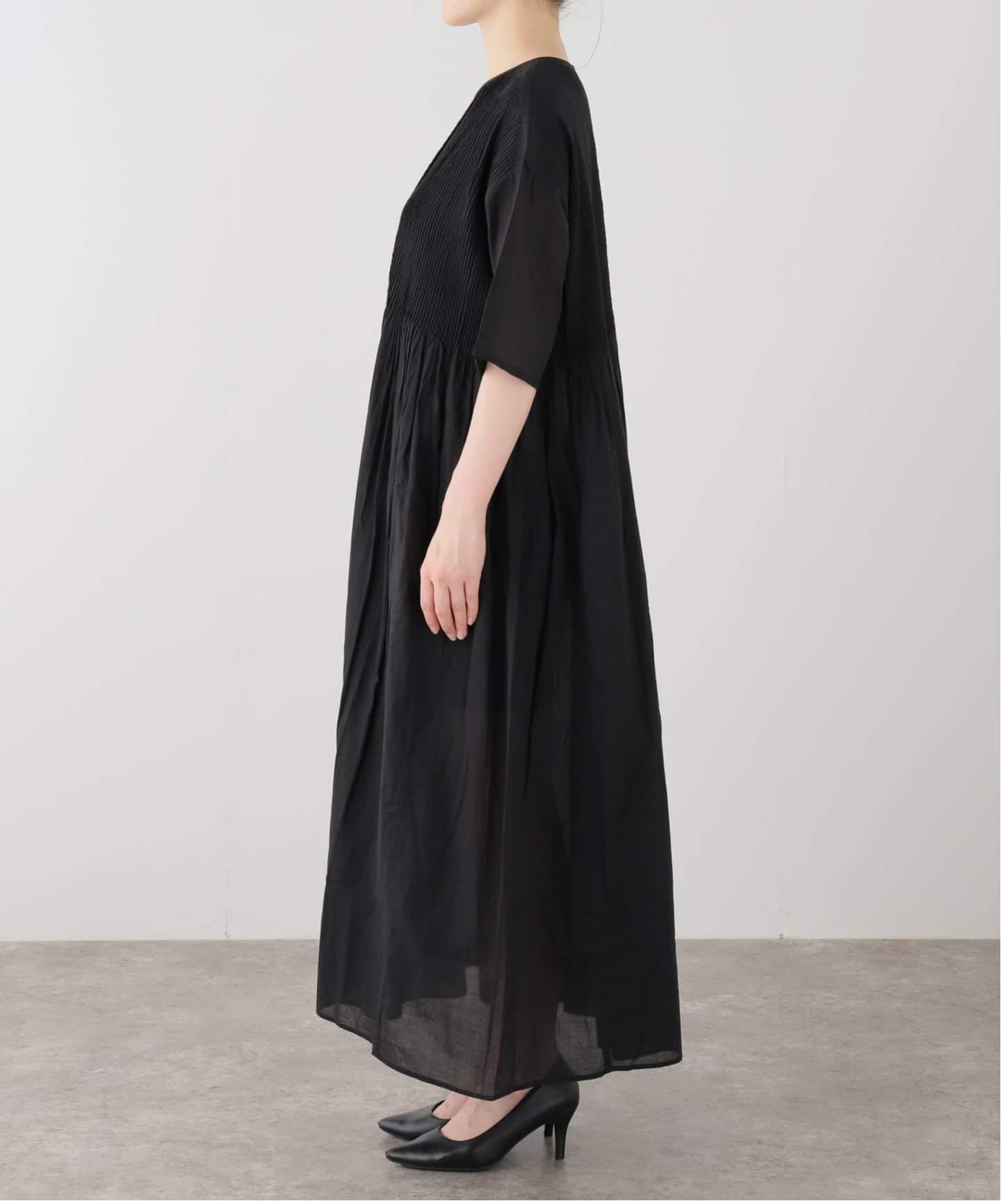 maison de soil 】CREW-NECK H/S DRESS WITH（ワンピース）｜JOURNAL