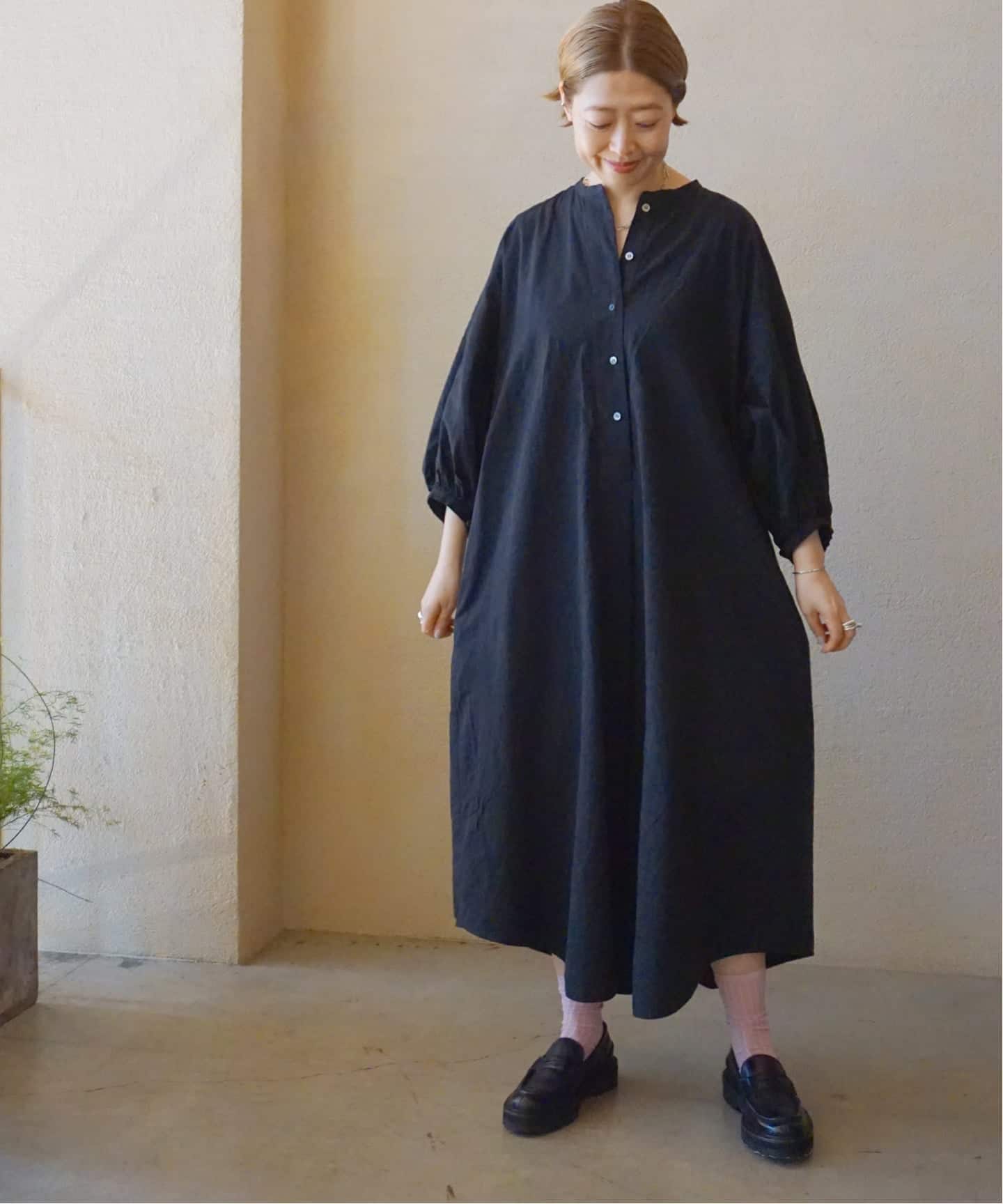 journal standard luxe LCヘビーツイル チューブワンピース C/Cu パフワンピース（ワンピース）｜journal standard luxe