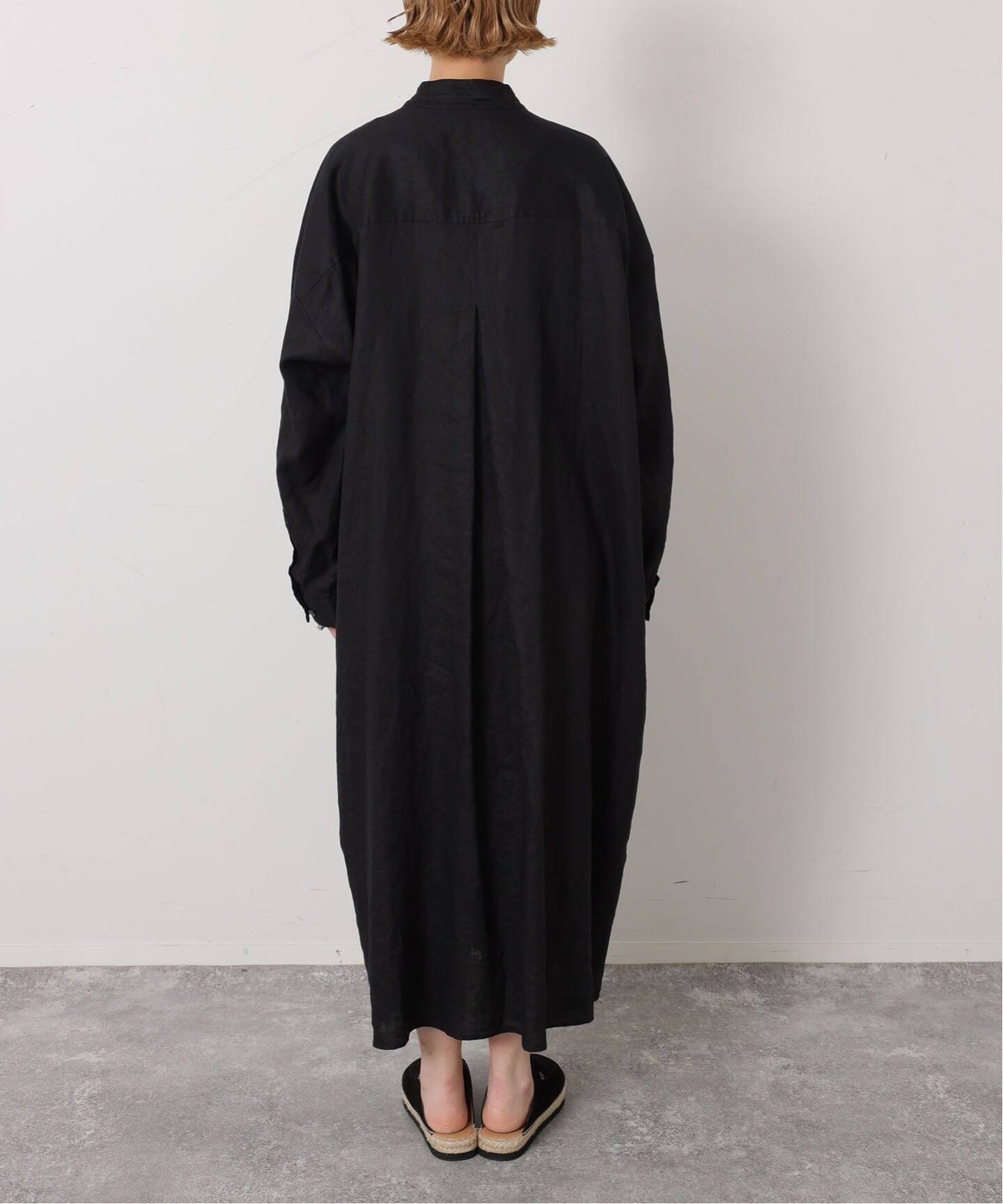 ソフトリネン シャツワンピース（ワンピース）｜journal standard luxe