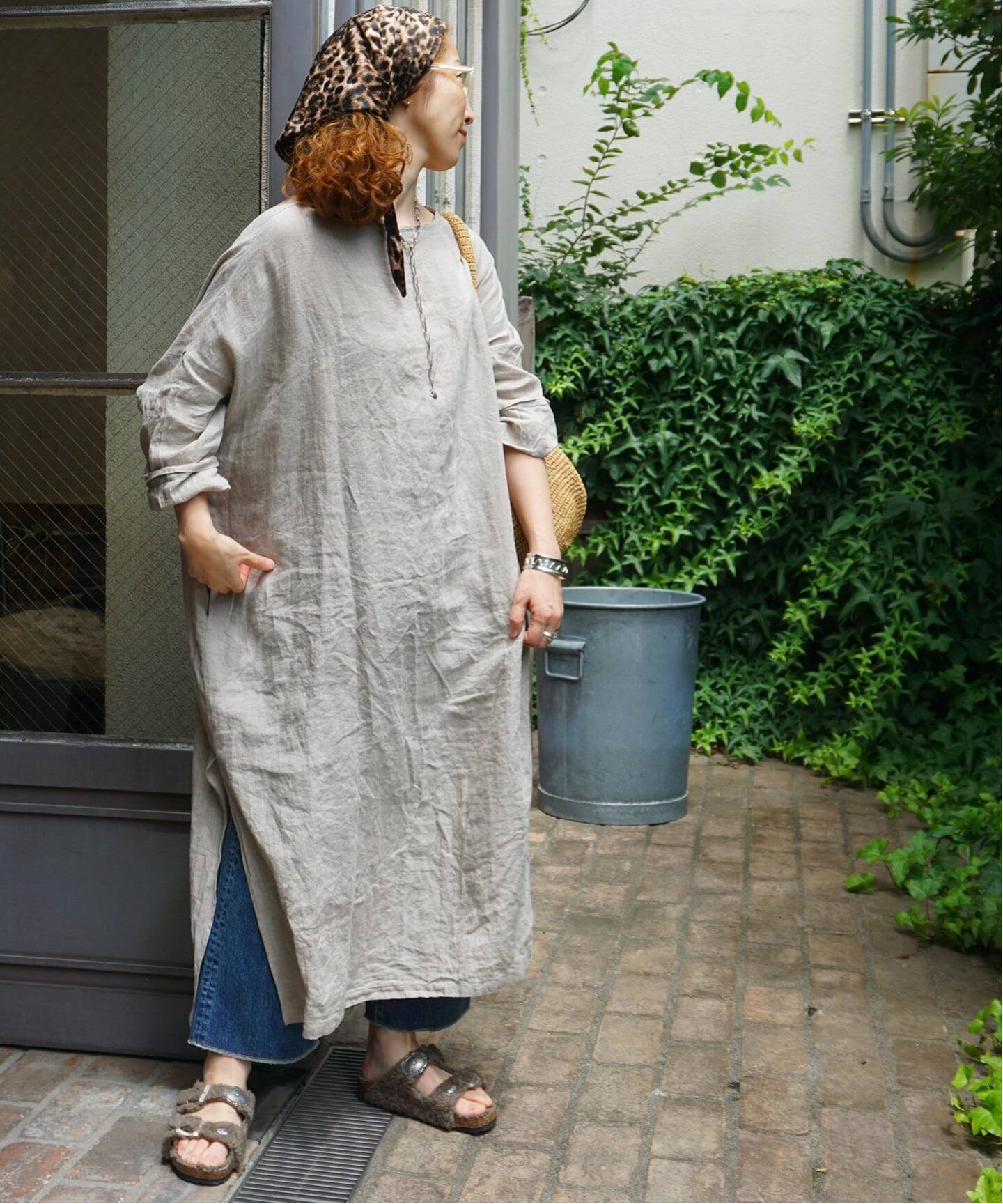 追加》エアリネン Plain-DRESS（ワンピース）｜journal standard luxe