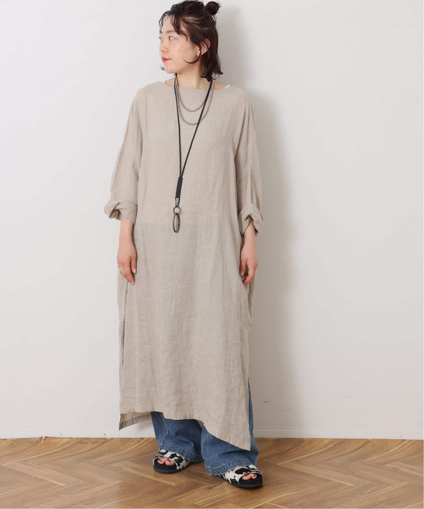 【journal standard luxe】エアリネン Plain-DRESS 追加》エアリネン Plain-DRESS（ワンピース）｜journal standard luxe