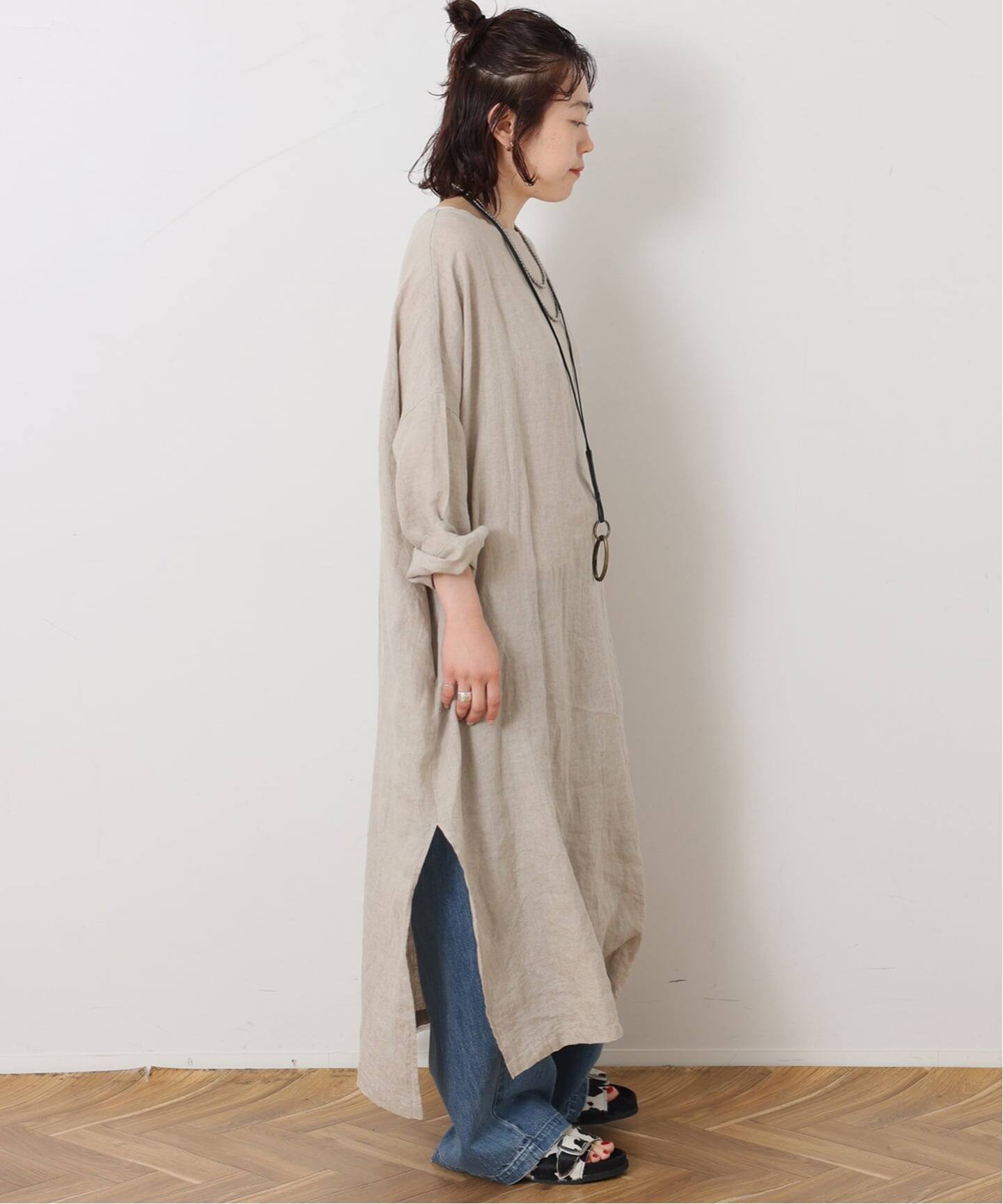 追加》エアリネン Plain-DRESS（ワンピース）｜journal standard luxe