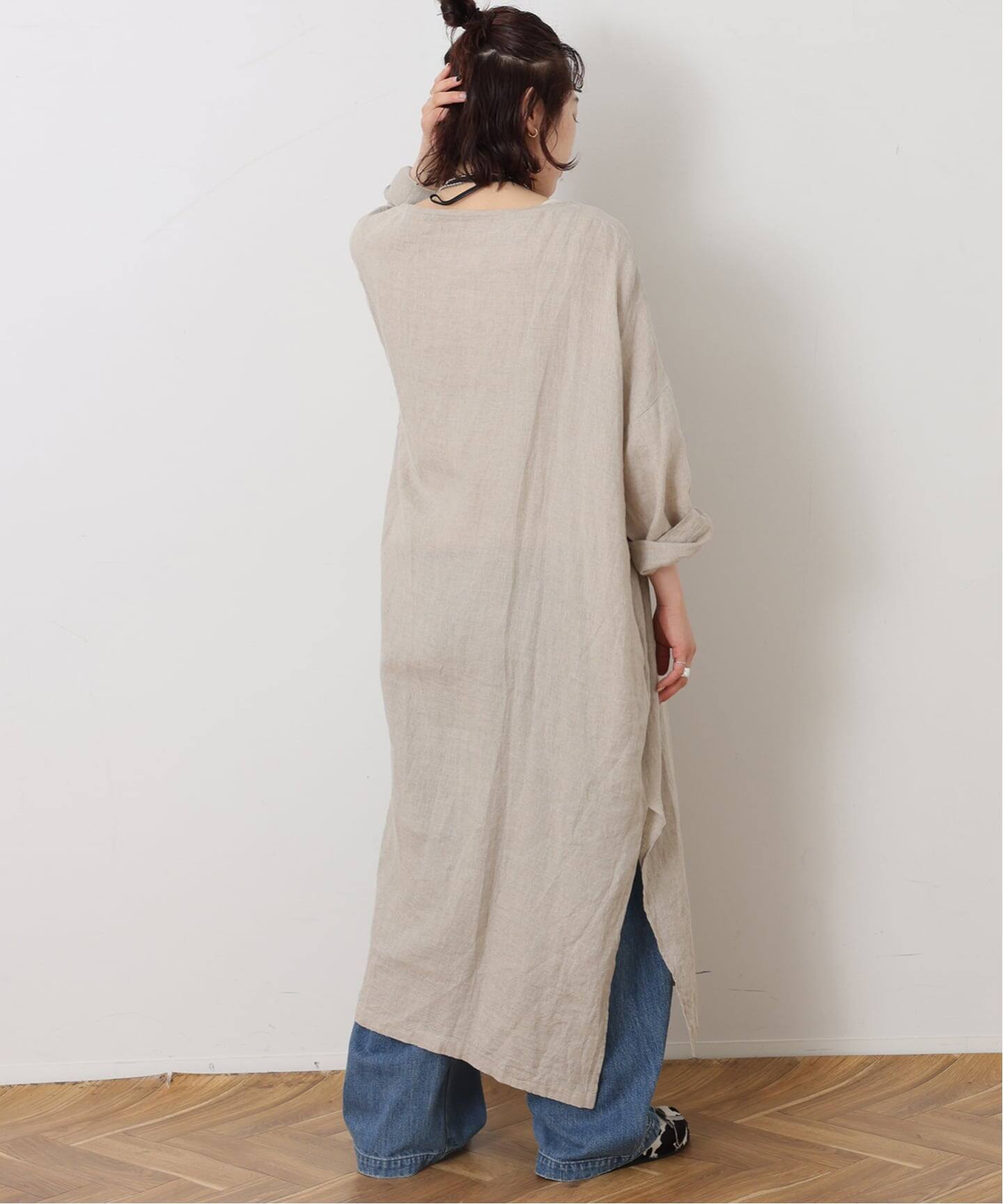 追加》エアリネン Plain-DRESS（ワンピース）｜journal standard luxe