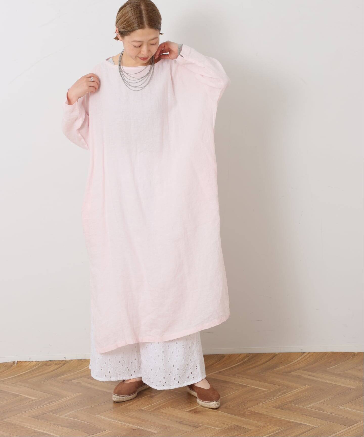 追加》エアリネン Plain-DRESS（ワンピース）｜journal standard luxe