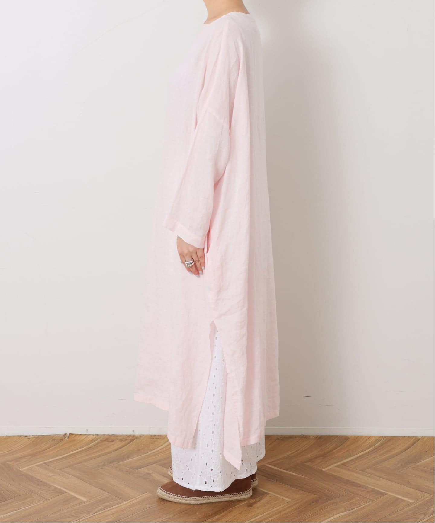 追加》エアリネン Plain-DRESS（ワンピース）｜journal standard luxe