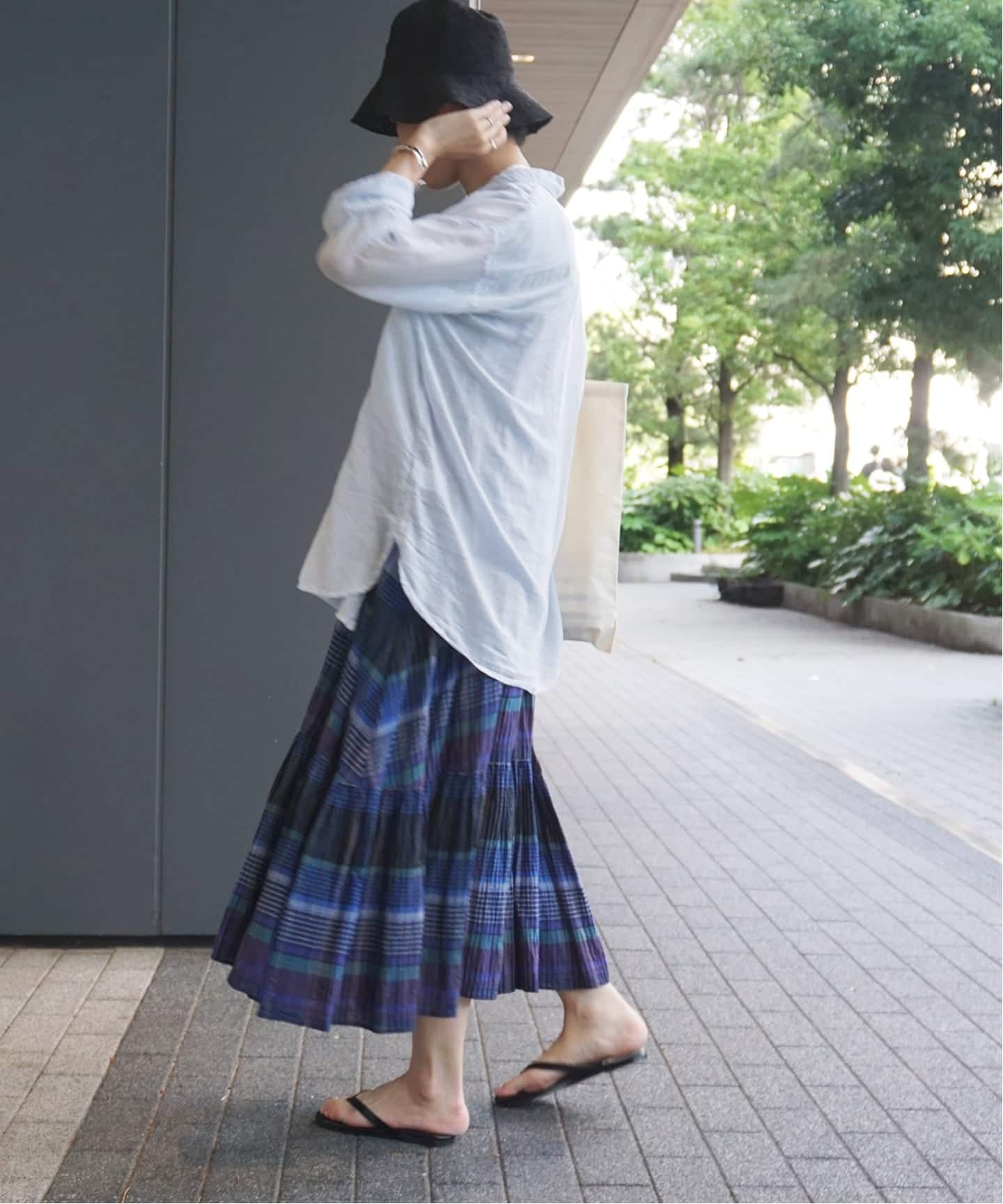 チェック フレアーワンピース（ワンピース）｜journal standard luxe