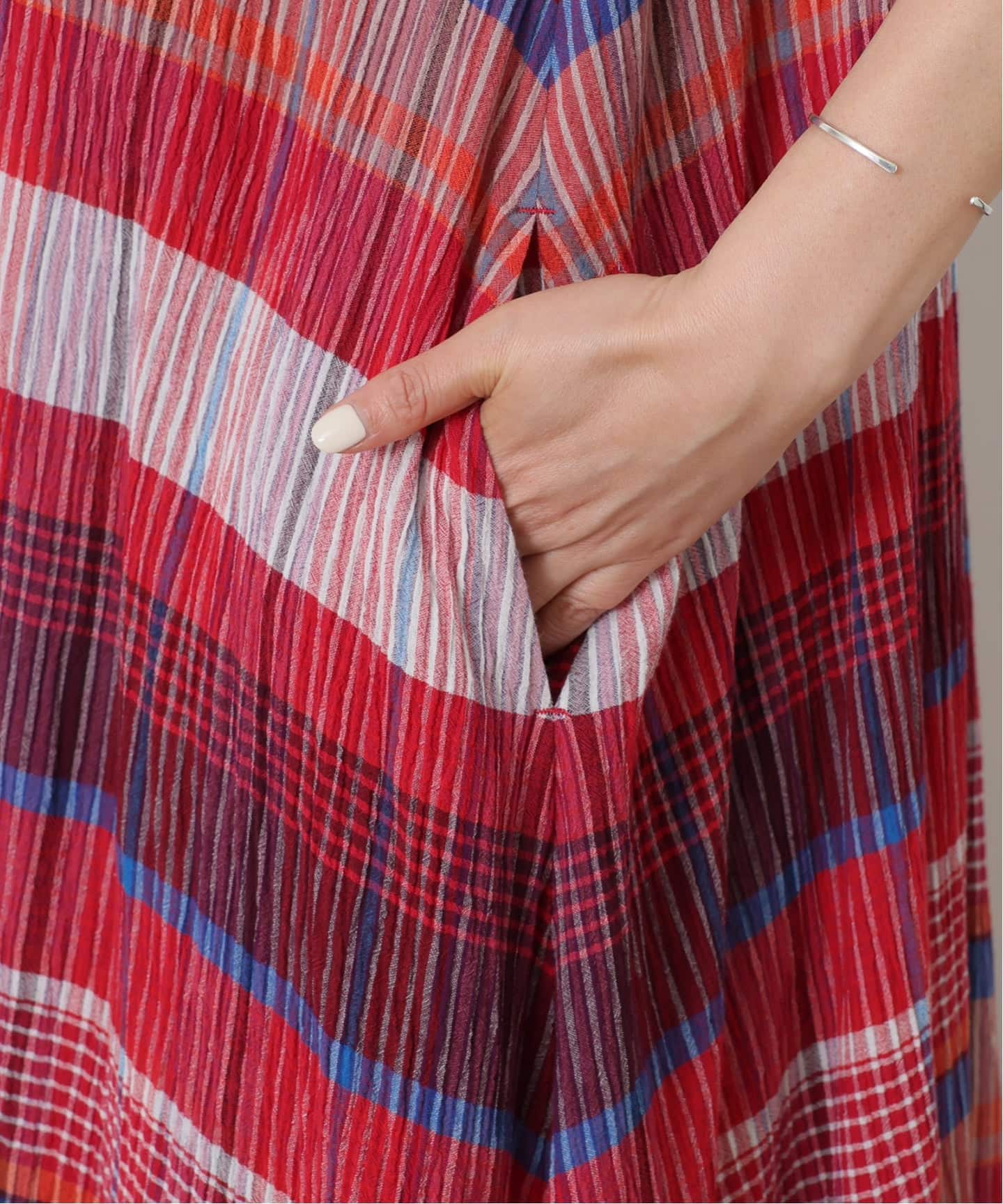 チェック フレアーワンピース（ワンピース）｜journal standard luxe