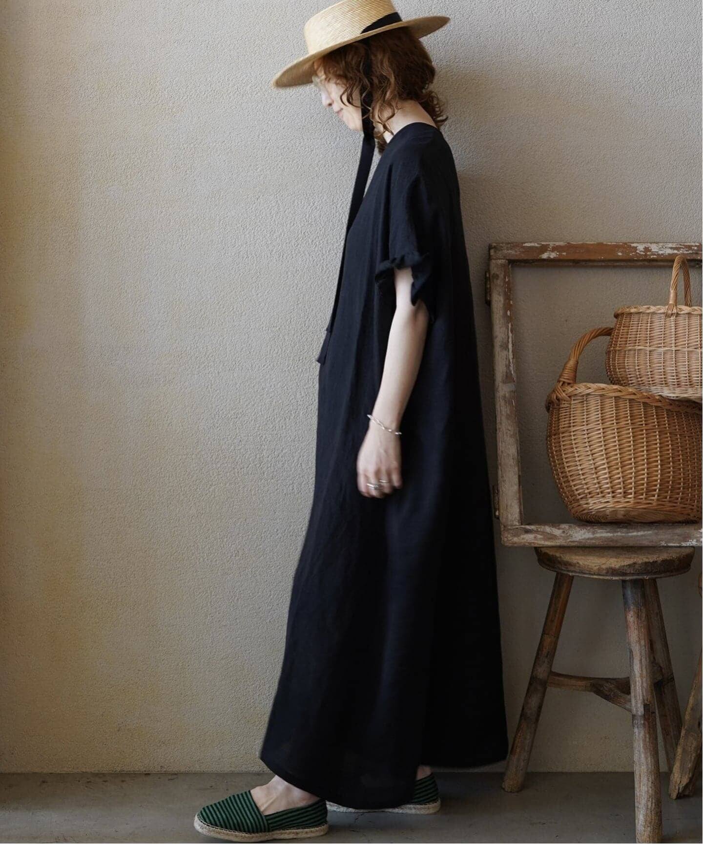 予約》リネンフリルワンピース（ワンピース）｜journal standard luxe