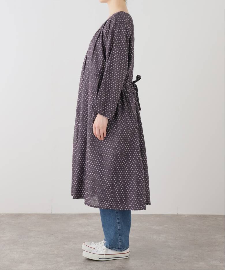 SOIL】FLOWER PRINT GATHERED SMOCK DRESS（ワンピース）｜journal 