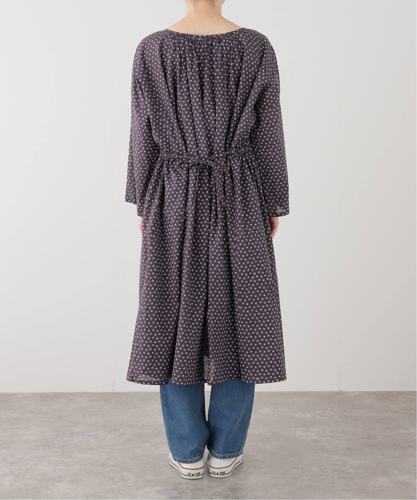 SOIL】FLOWER PRINT GATHERED SMOCK DRESS（ワンピース）｜journal