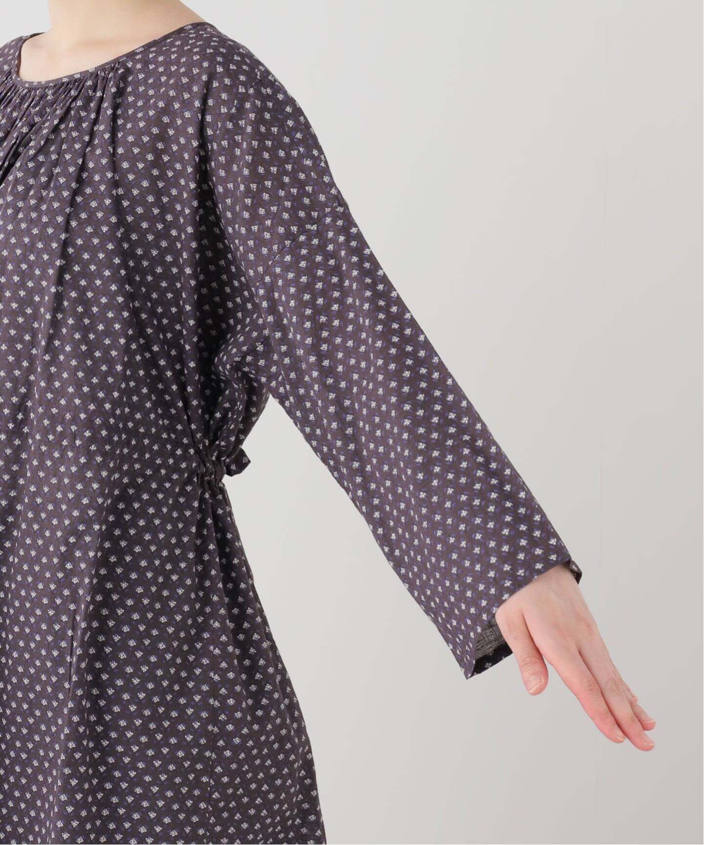ゆ*す様 定価31,900円　j.s. luxe　SOIL フラワープリントオー SOIL】FLOWER PRINT GATHERED SMOCK DRESS（ワンピース）｜journal