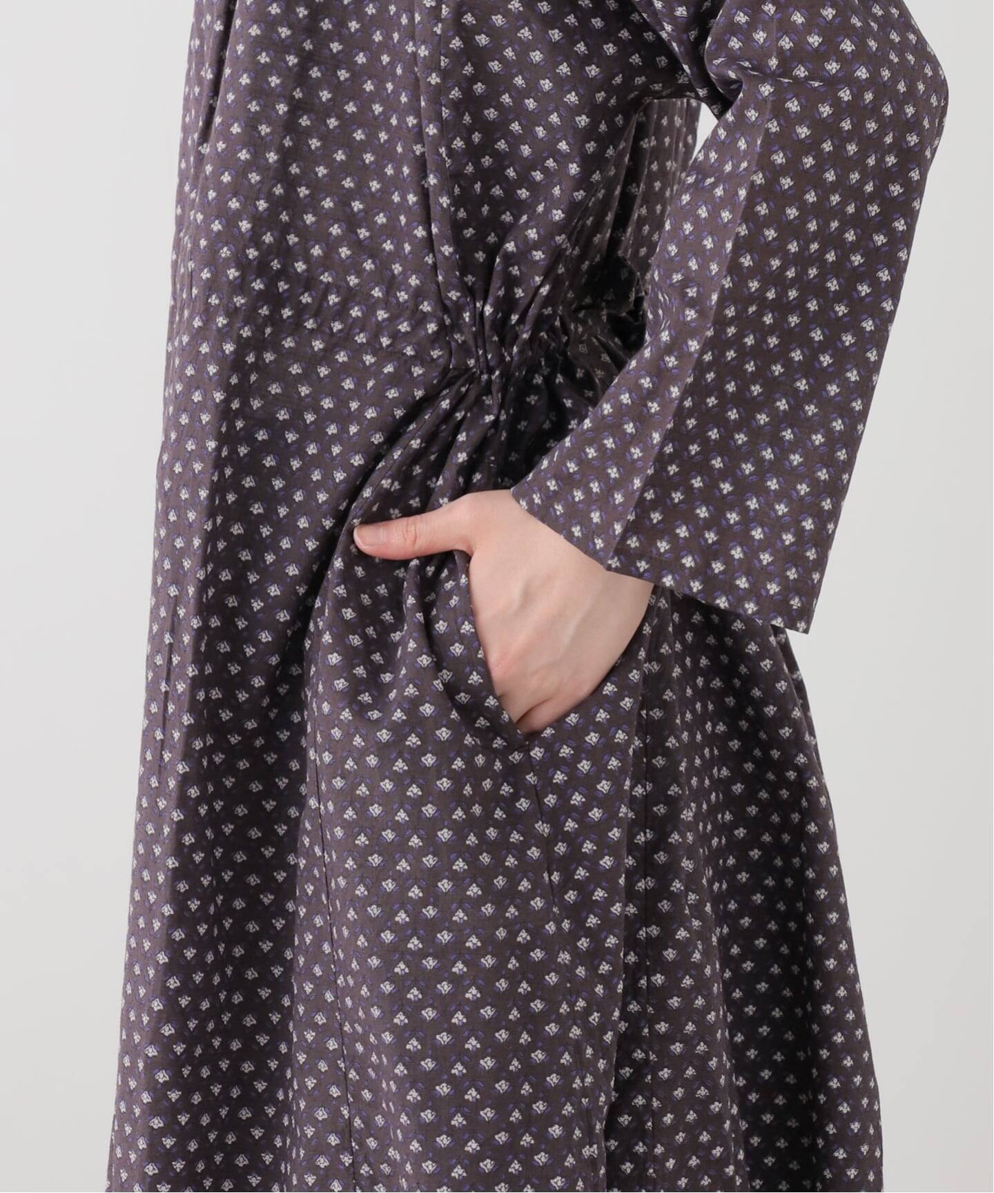 SOIL】FLOWER PRINT GATHERED SMOCK DRESS（ワンピース）｜journal