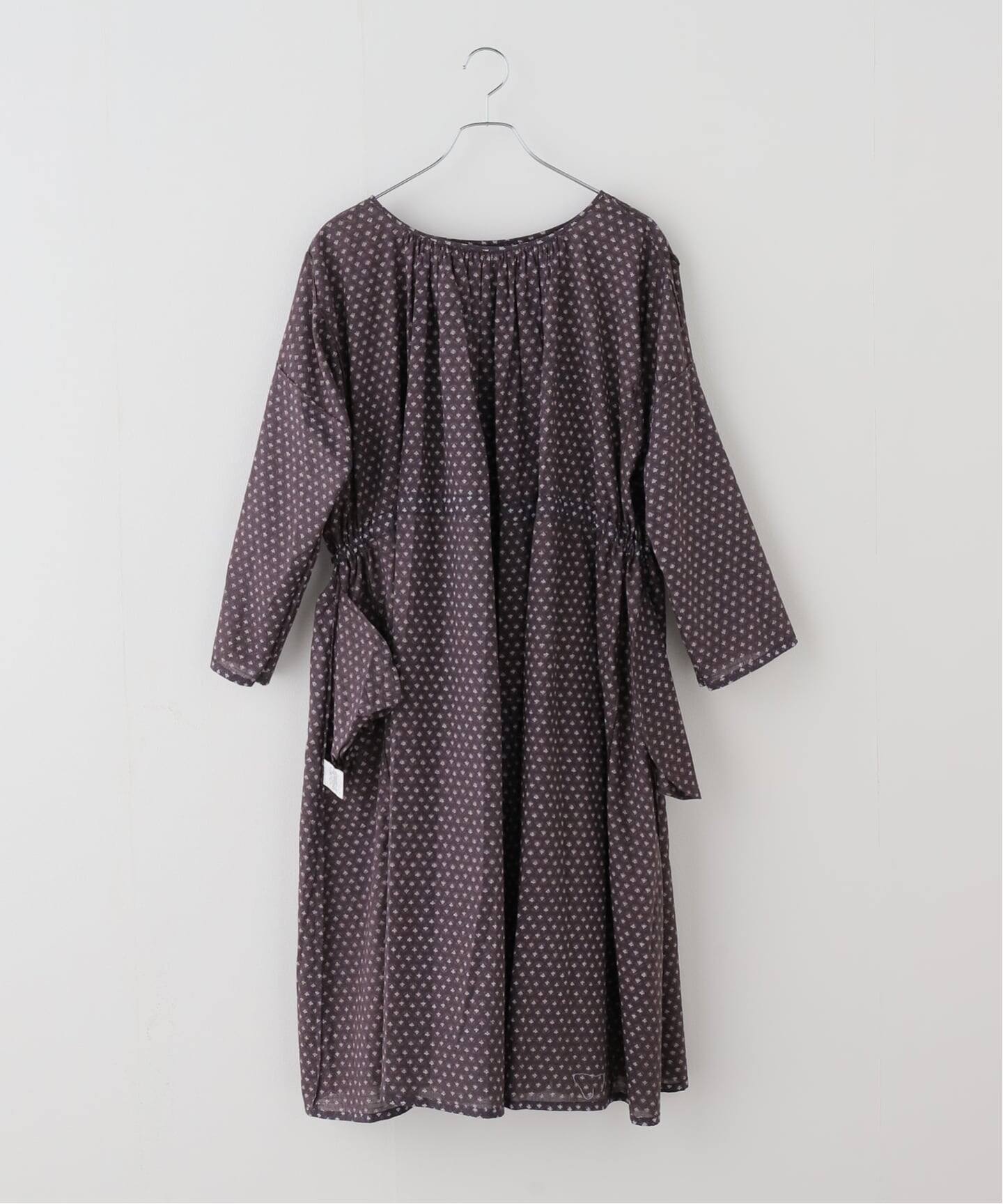 SOIL】FLOWER PRINT GATHERED SMOCK DRESS（ワンピース）｜journal