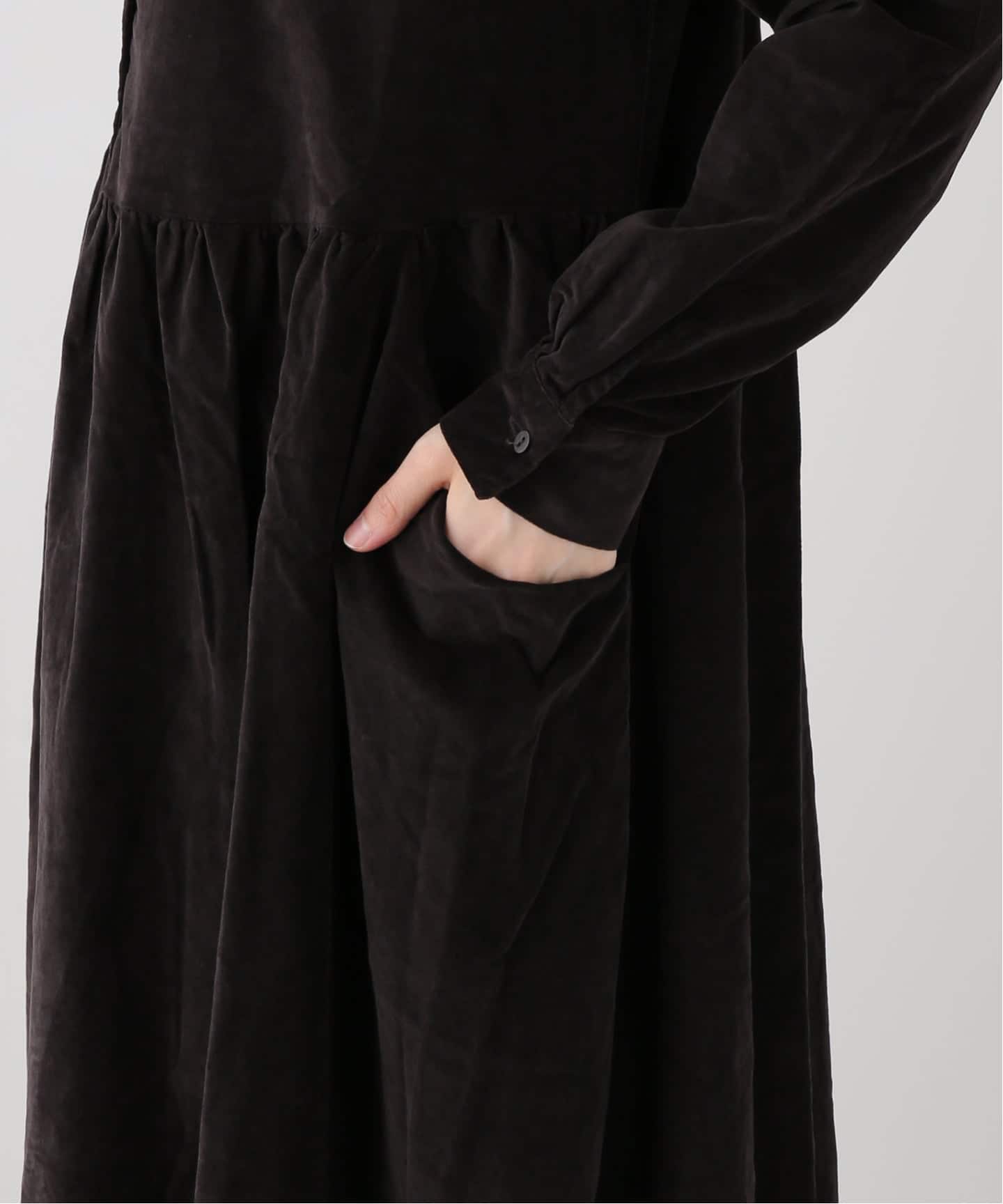 album di famiglia】COLLAR DRESS V（ワンピース）｜journal standard
