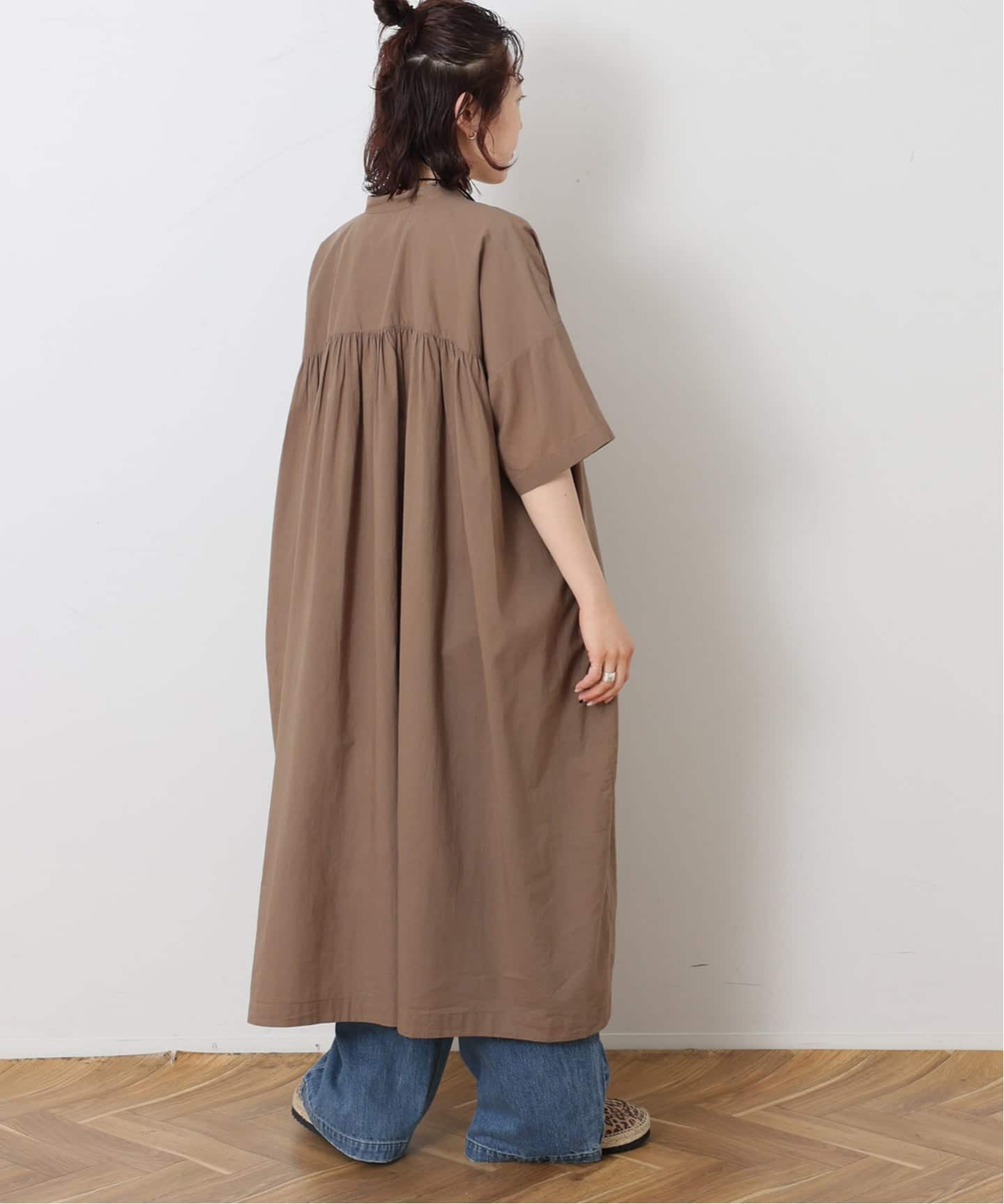 SOIL】60s CAMBRIC BANDED COLLAR DRESS（ワンピース）｜journal
