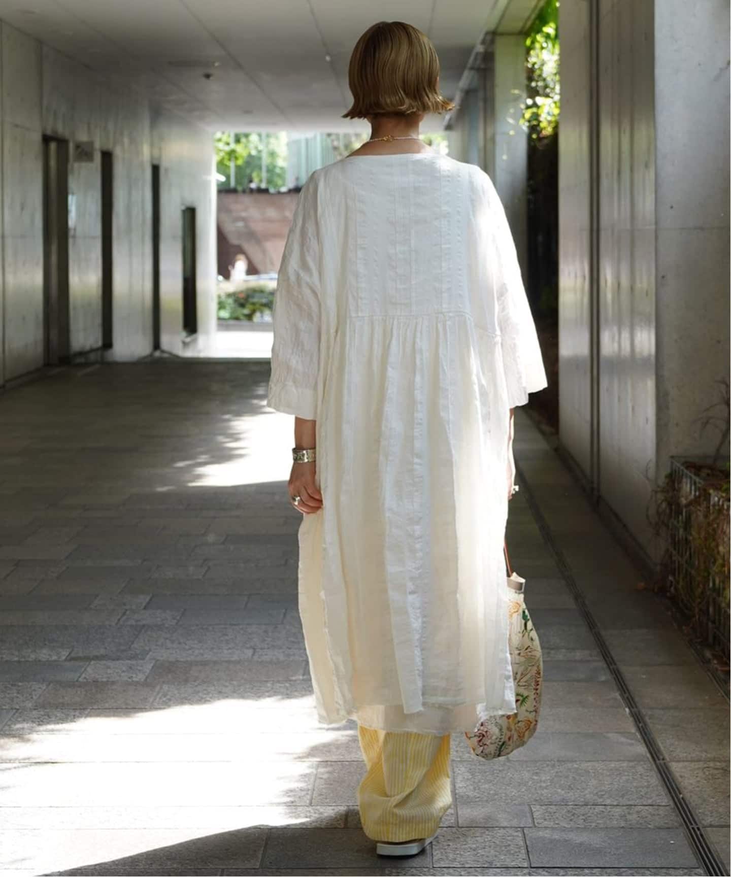 H+ HANNOH WESSEL 半袖コットンワンピース HANNOH WESSEL 】DRESS Desdemona（ワンピース）｜journal standard