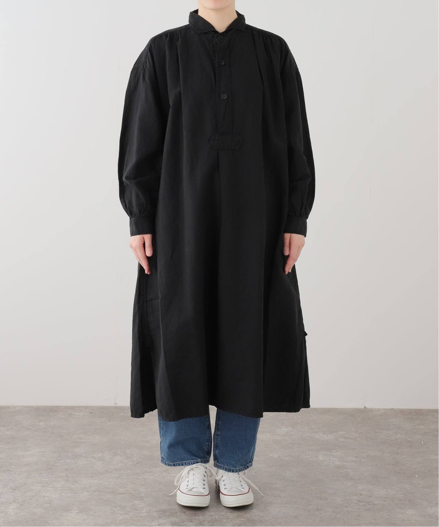 ARMEN】 LINEN/COTTON PLAIN OVERDYE WORK GA（ワンピース）｜journal