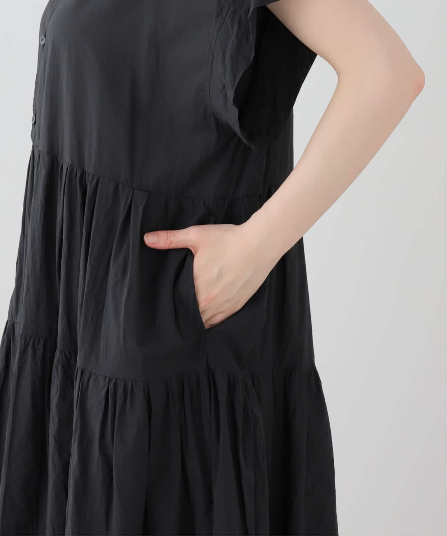 TOUJOURS】COTTON Tiered Dress（ワンピース）｜journal standard luxe