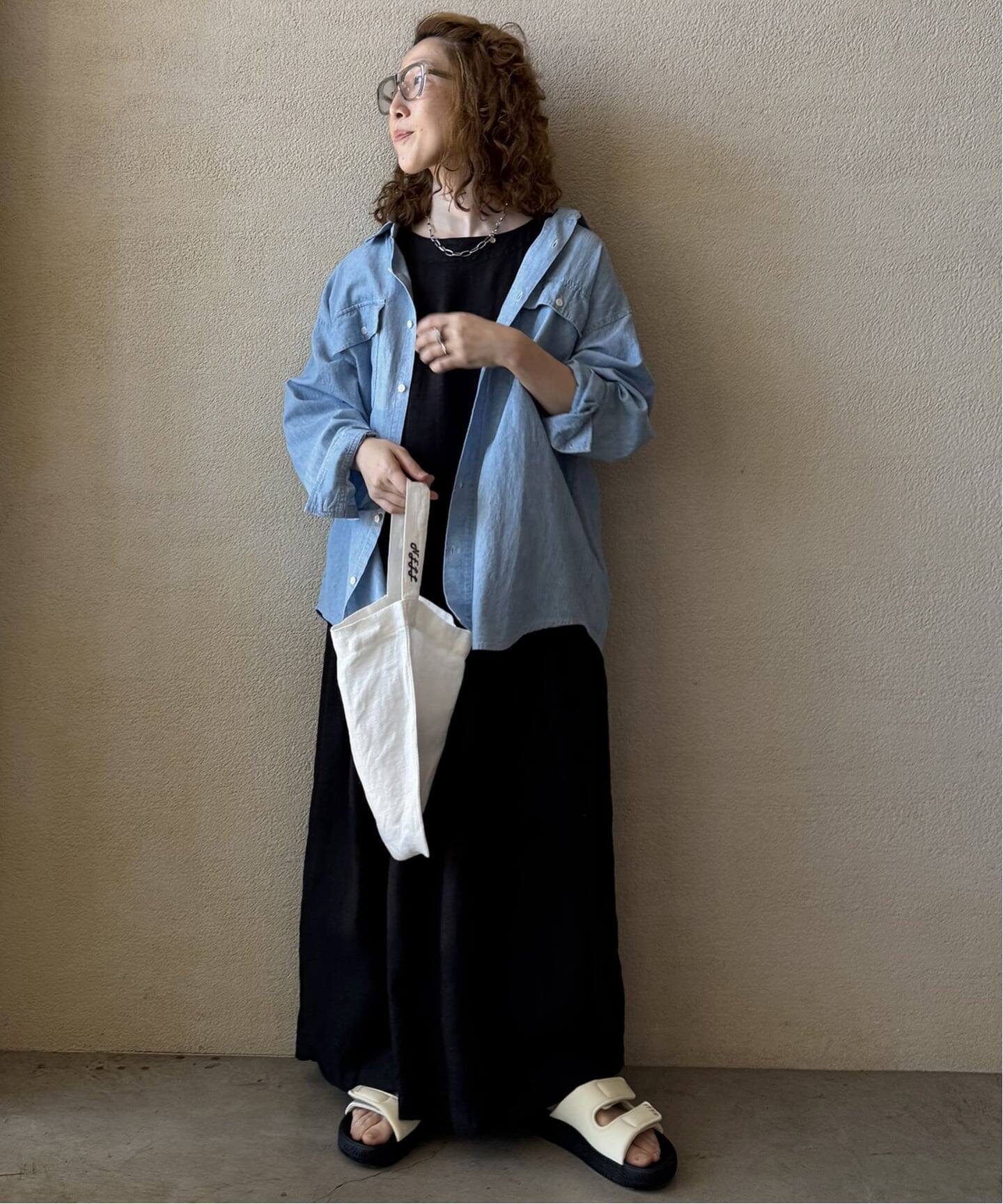 ARMEN】LINEN PLAIN BOAT NECK DRESS（ワンピース）｜journal standard 
