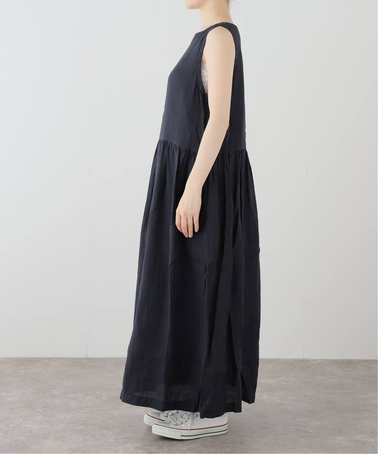 ARMEN】LINEN PLAIN BOAT NECK DRESS（ワンピース）｜journal standard 