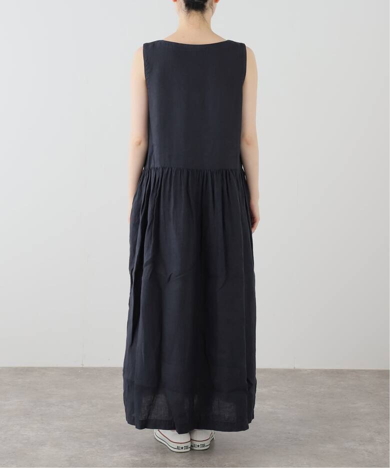 ARMEN】LINEN PLAIN BOAT NECK DRESS（ワンピース）｜journal standard 