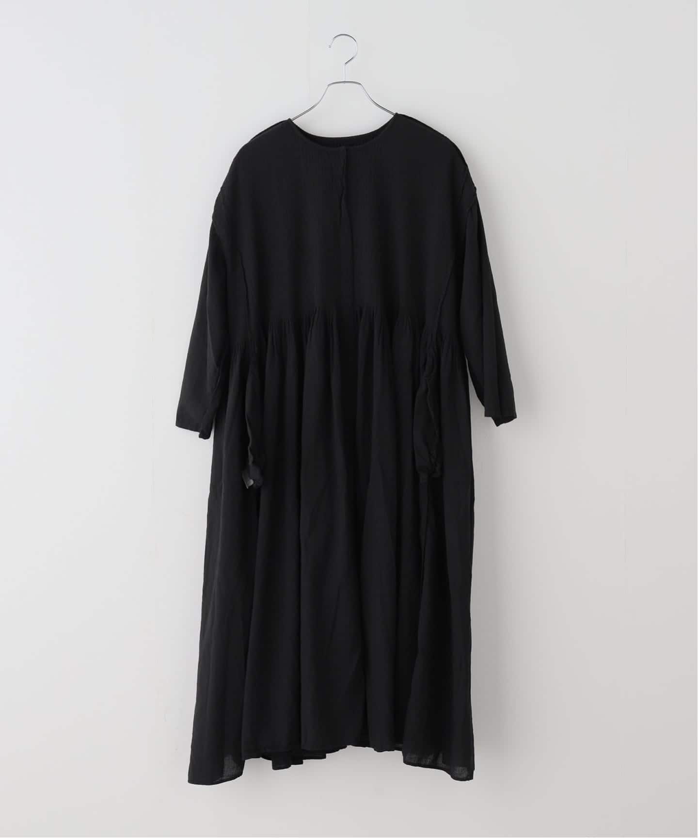 maison de soil】OVERDYE CREW-NECK BUTTON SHIRT MA（ワンピース