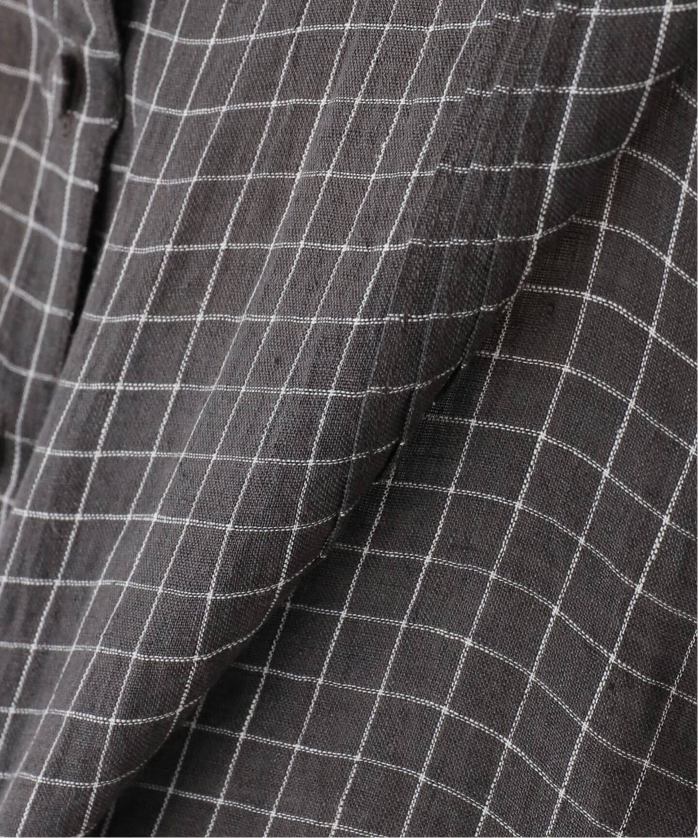 maison de soil 】 LINEN CHECK DRESS（ワンピース）｜journal