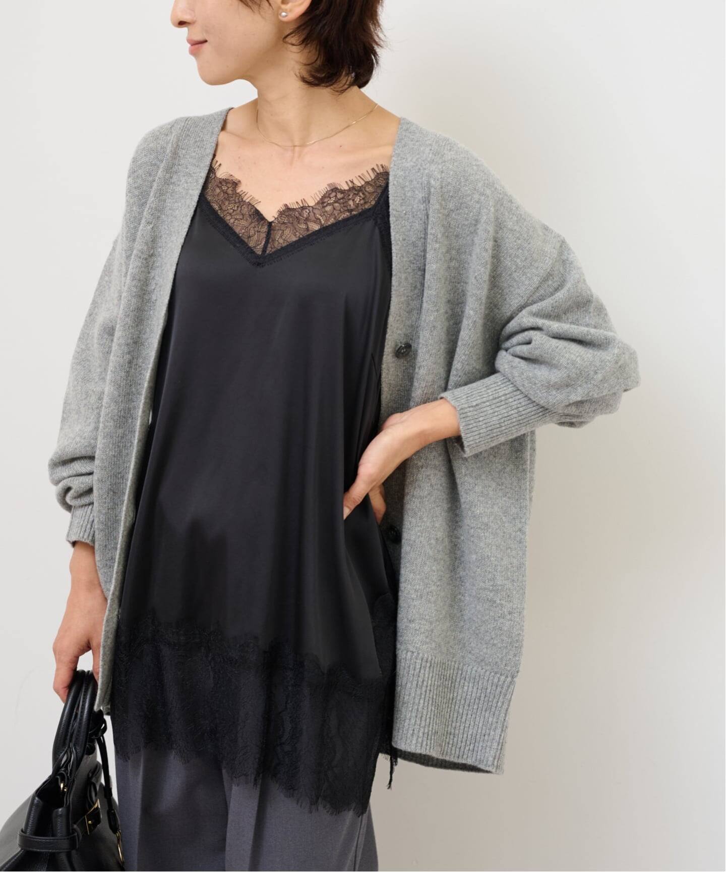 JOURNAL STANDARD relume サテンレースキャミチュニック JOURNAL STANDARD relume｜《追加》サテンレースキャミチュニック