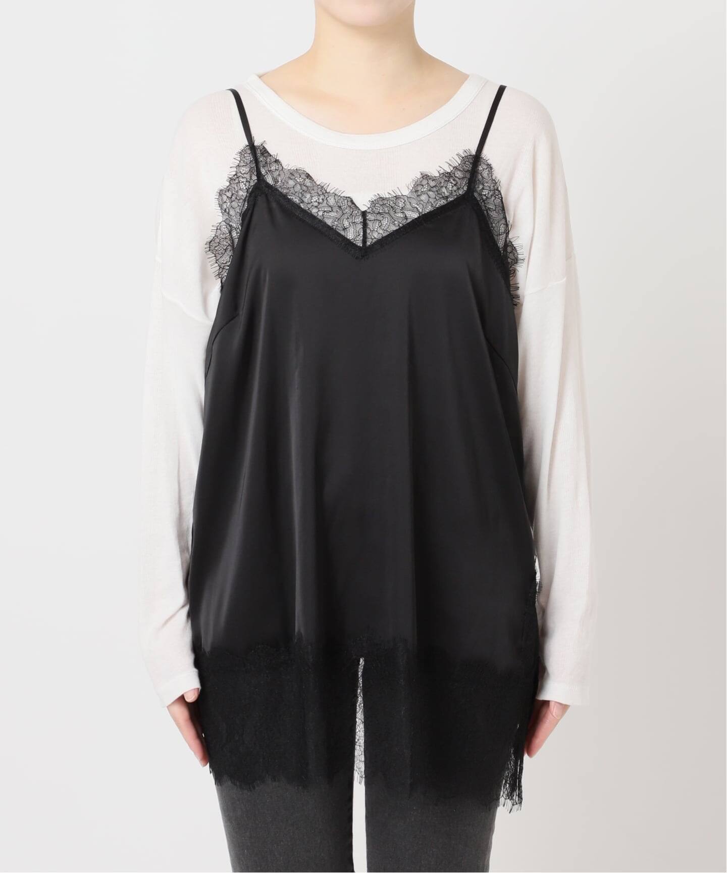 journal standard relume サテンレースキャミソール JOURNAL STANDARD relume（ジャーナルスタンダード レリューム
