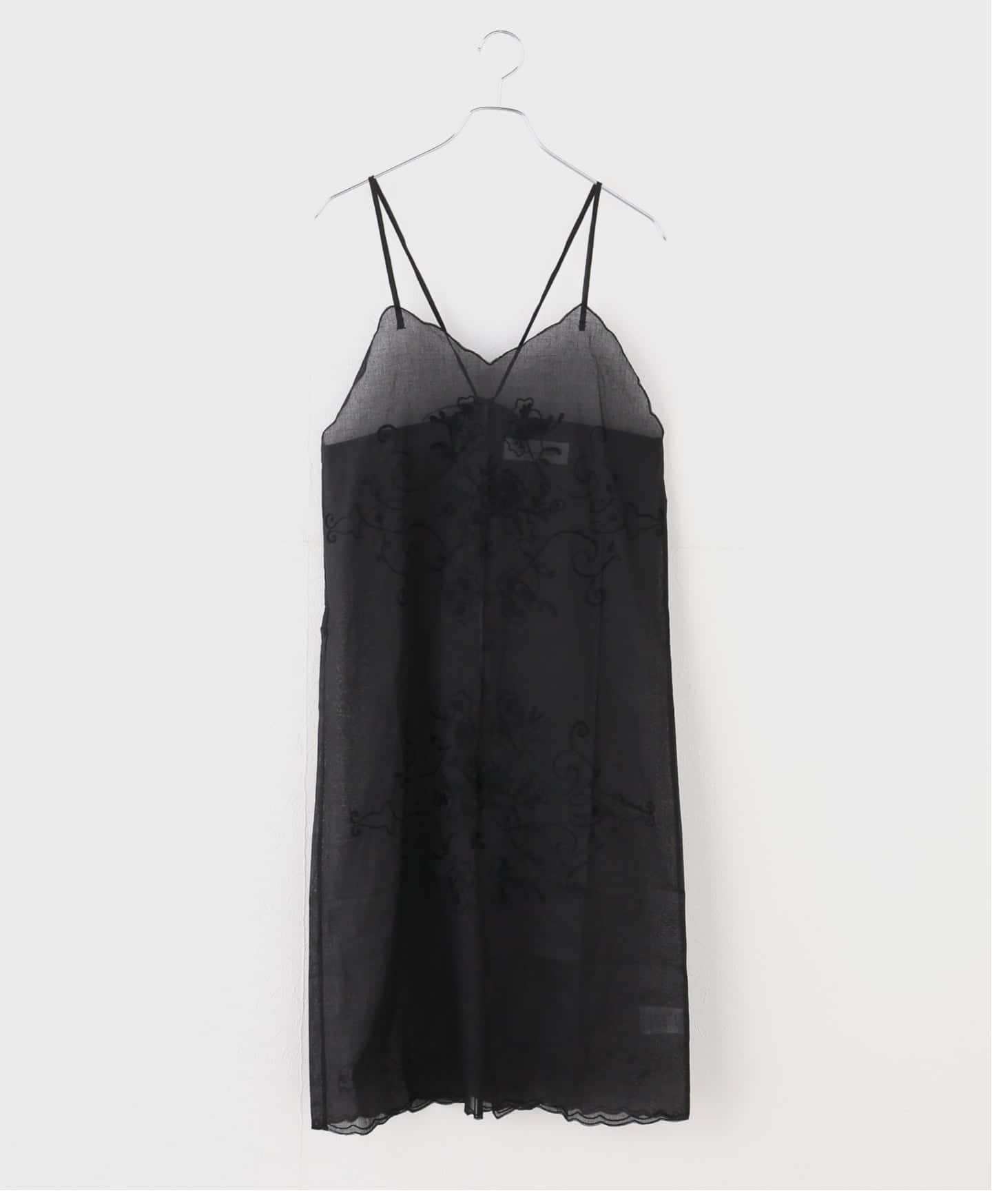SARA MALLIKA/サラマリカ】 Organza Aari Embroidery Cam：ワンピース
