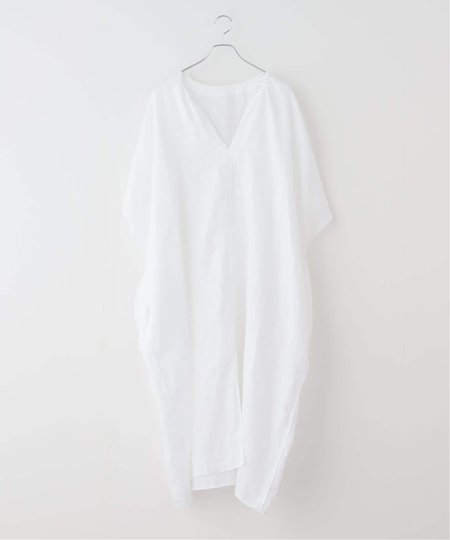 ドゥーズィエムクラス　LINEN WASH 24SS 白 LINEN WASH ワンピース（ワンピース）｜Deuxieme Classe