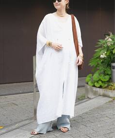 LINEN WASH ワンピース（ワンピース）｜Deuxieme Classe 