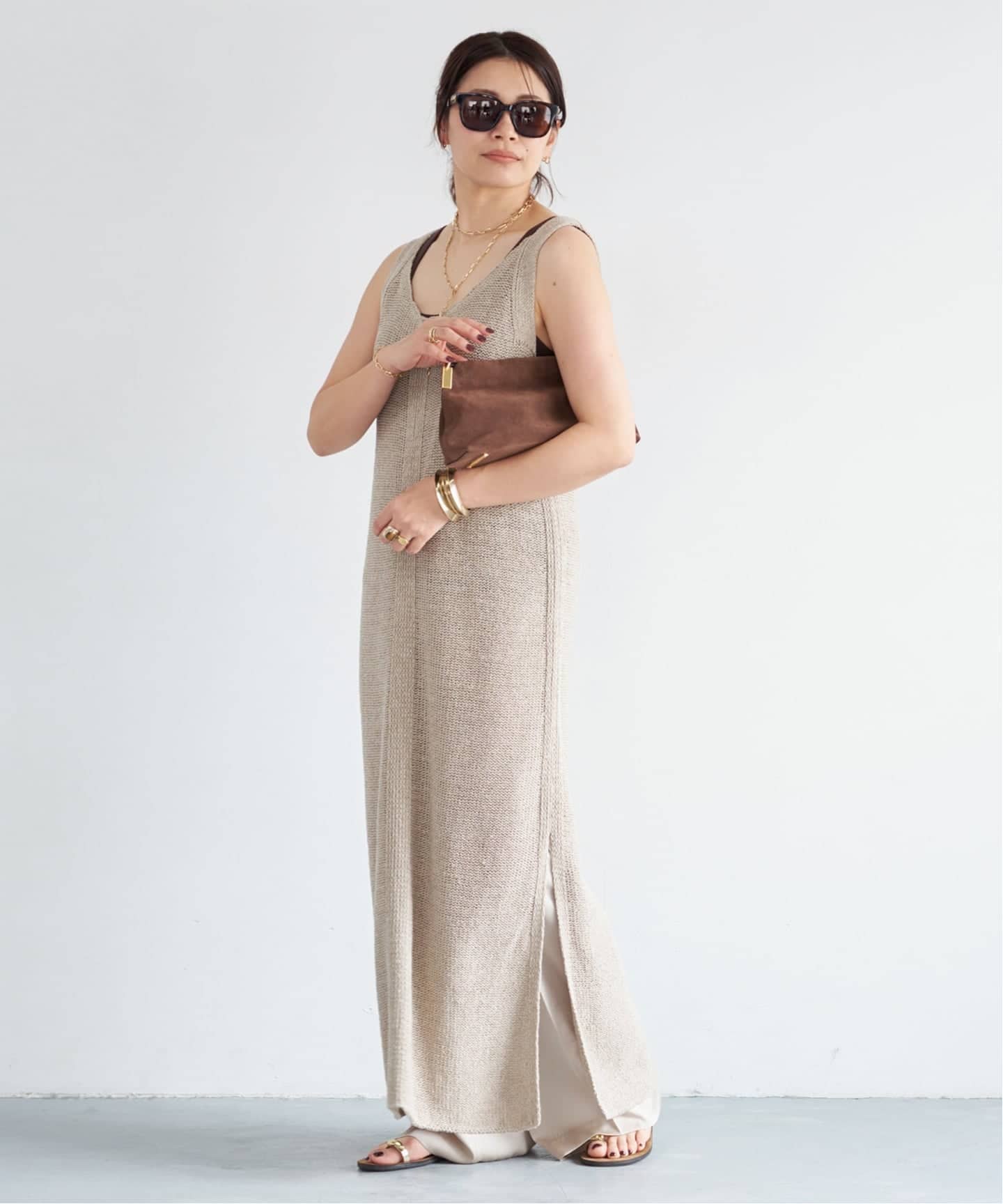 Lily Linen ワンピース（ワンピース）｜Deuxieme Classe