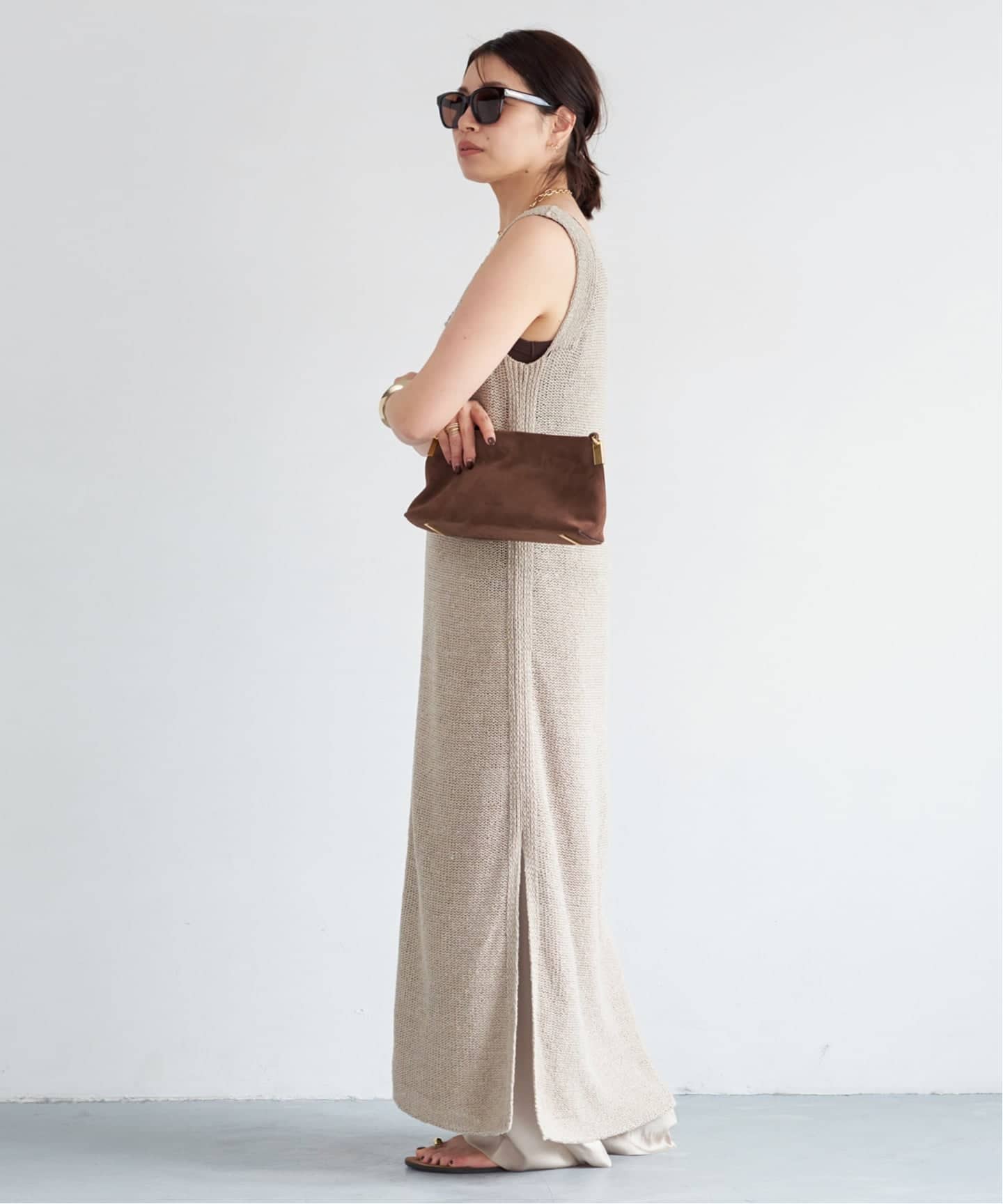 Lily Linen ワンピース（ワンピース）｜Deuxieme Classe