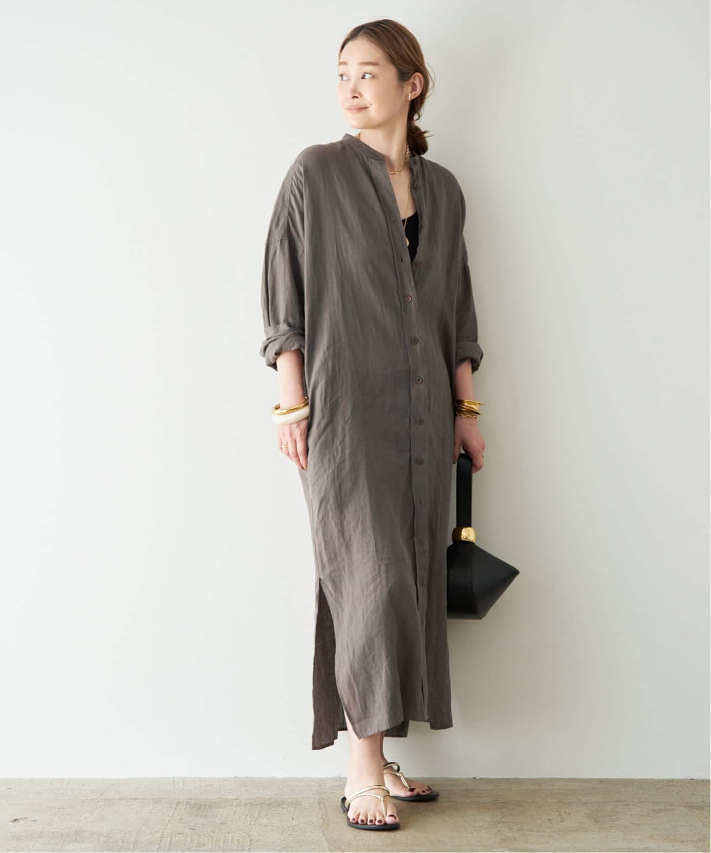 Linen ワンピース（ワンピース）｜Deuxieme Classe（ドゥーズィエム