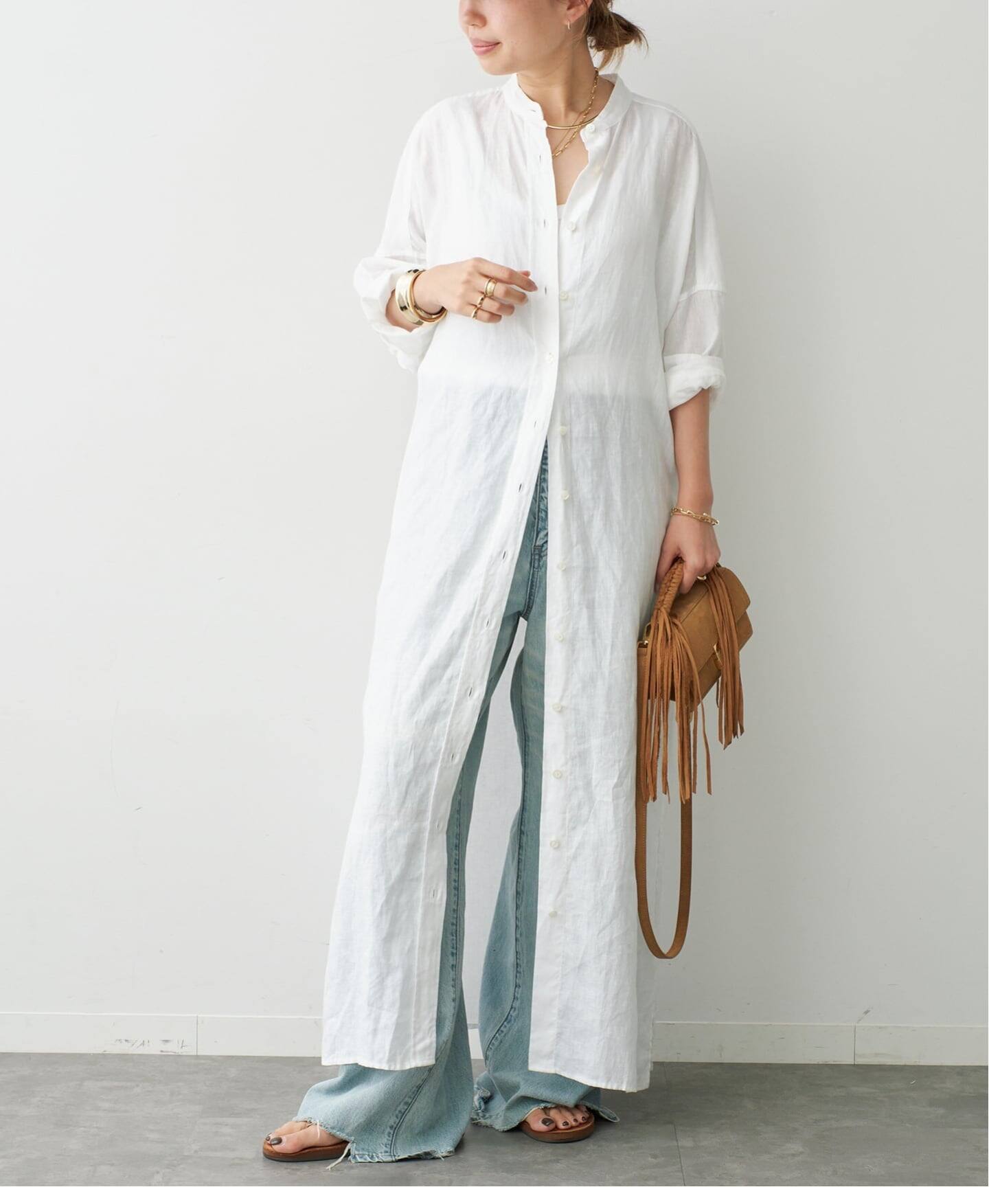 Linen ワンピース（ワンピース）｜Deuxieme Classe（ドゥーズィエム 