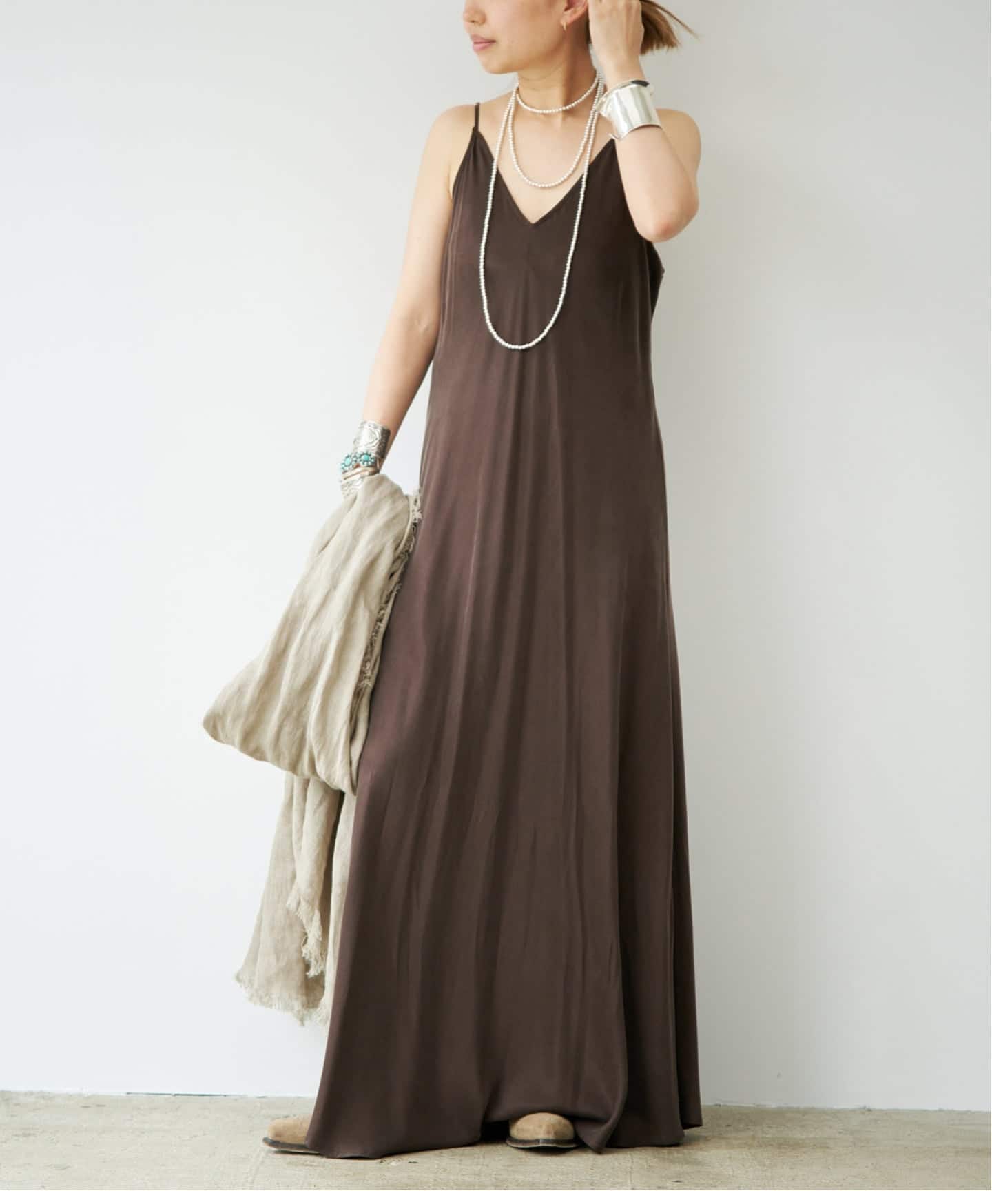 予約》Cu/R Camisole ドレス（ワンピース）｜Deuxieme Classe