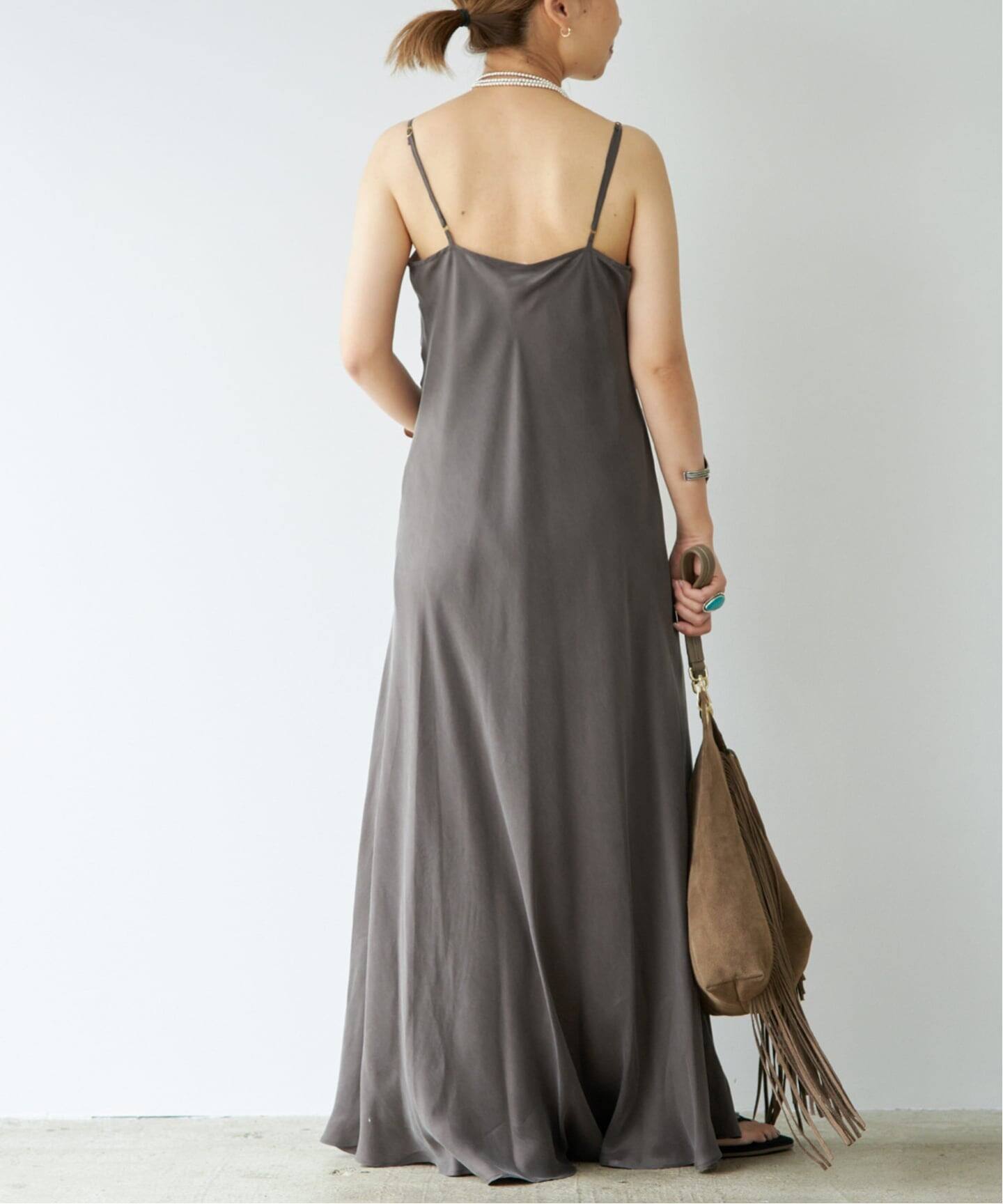 Cupro Camisole ドレス（ワンピース）｜Deuxieme Classe