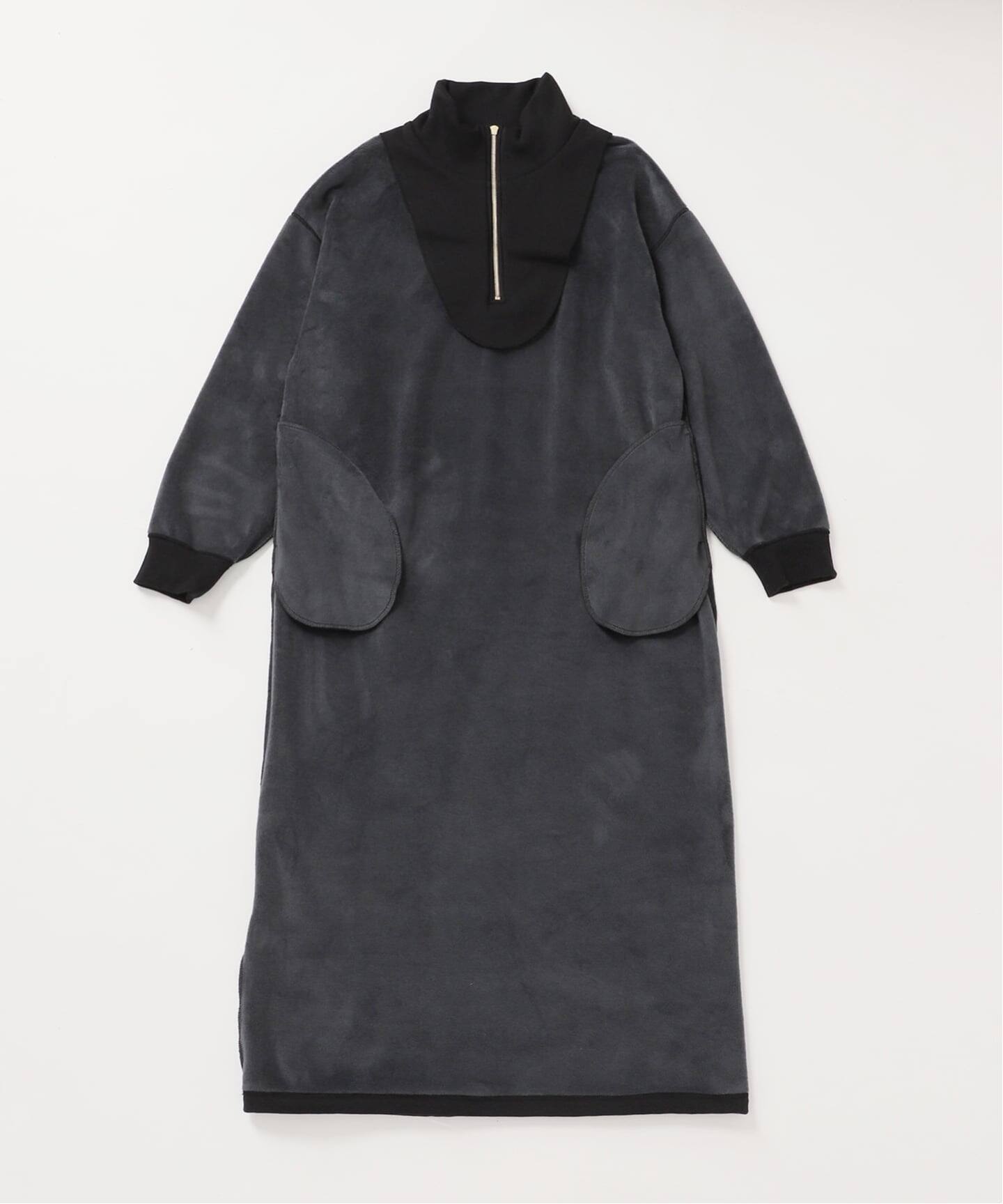 Deuxieme Classe *Warm ジップ ドレス ブラック 38 追加 Warm ジップ ドレス（ワンピース）｜Deuxieme Classe