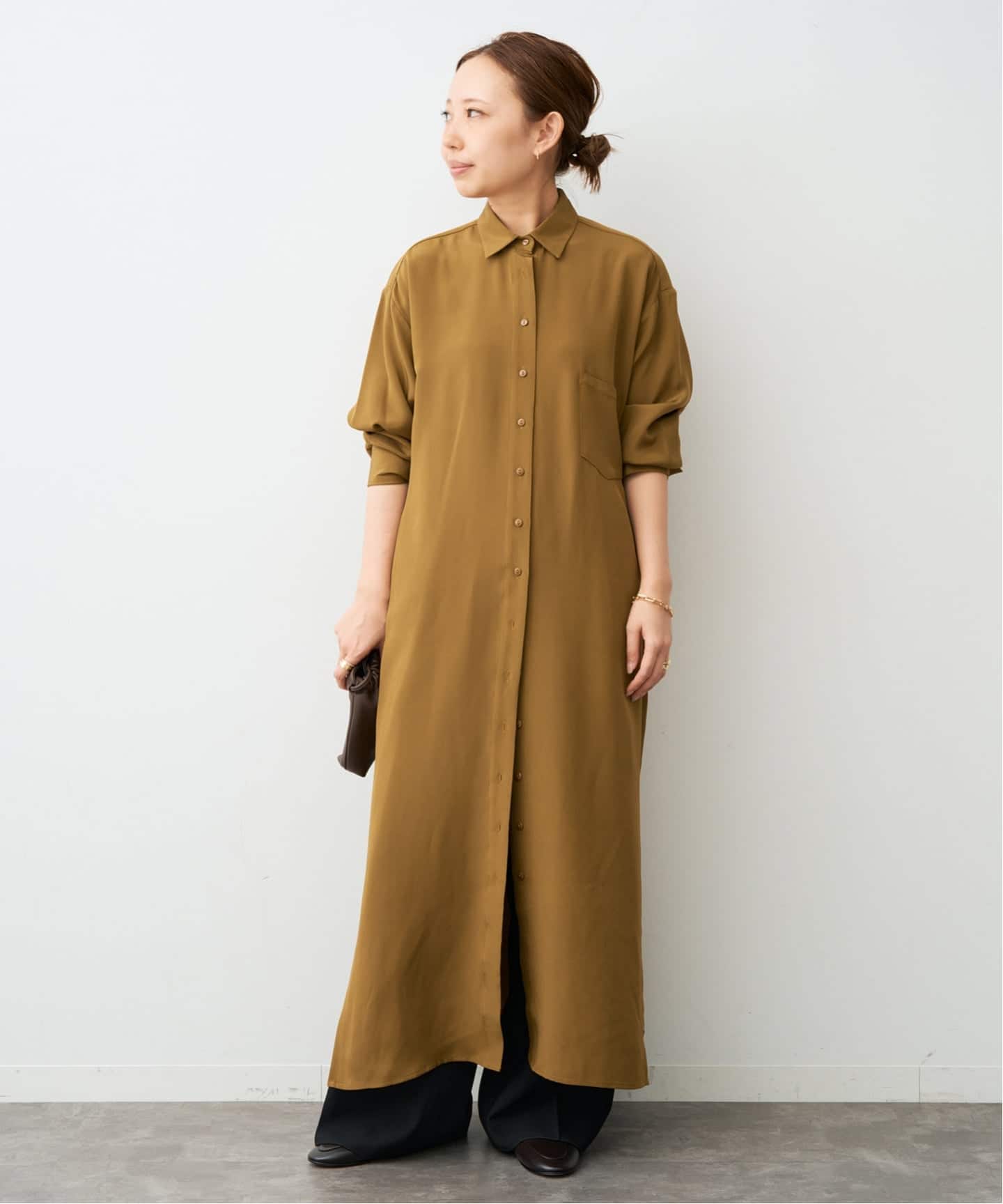 LA COLLECTION/ラ コレクション】 INESA SHIRTDRESS（ワンピース
