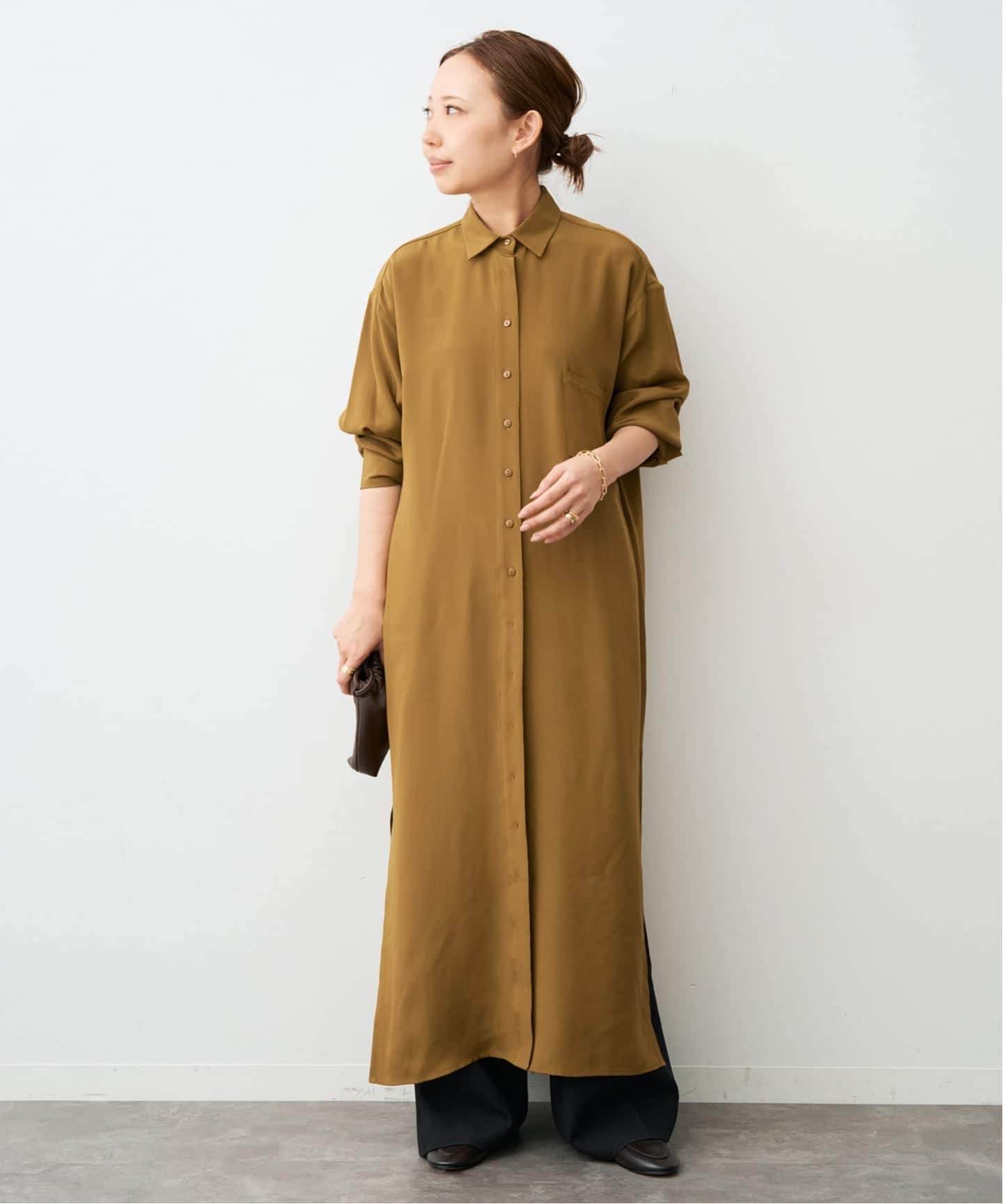 LA COLLECTION/ラ コレクション】 INESA SHIRTDRESS（ワンピース