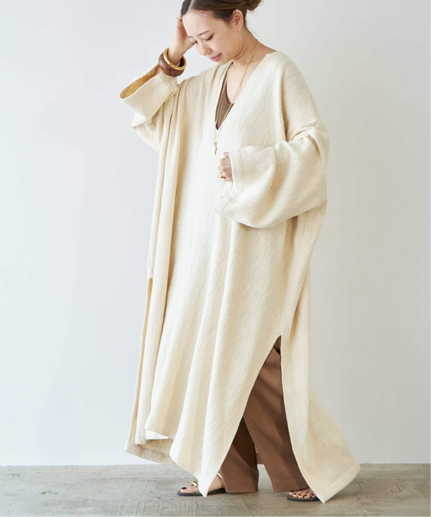 MARRAKSHI LIFE/マラケシュ ライフ】THE LONG SLEEVE CAFTAN(FL
