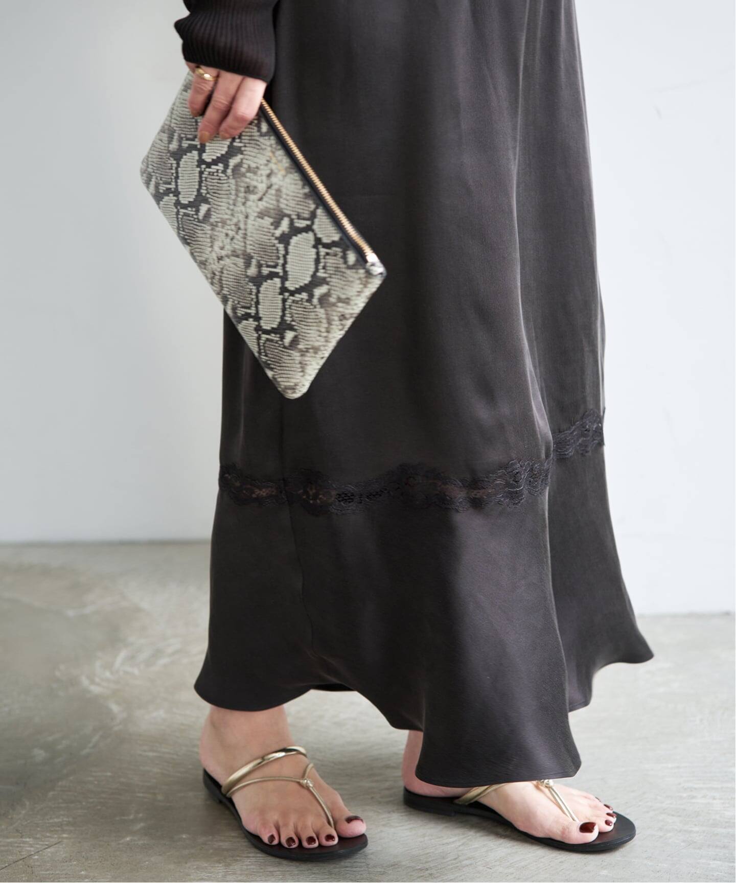 【完売品】Deuxieme classe Lace Camisole ドレス Raspail/ラスパイユ】Lace Switched cami Dress（ワンピース