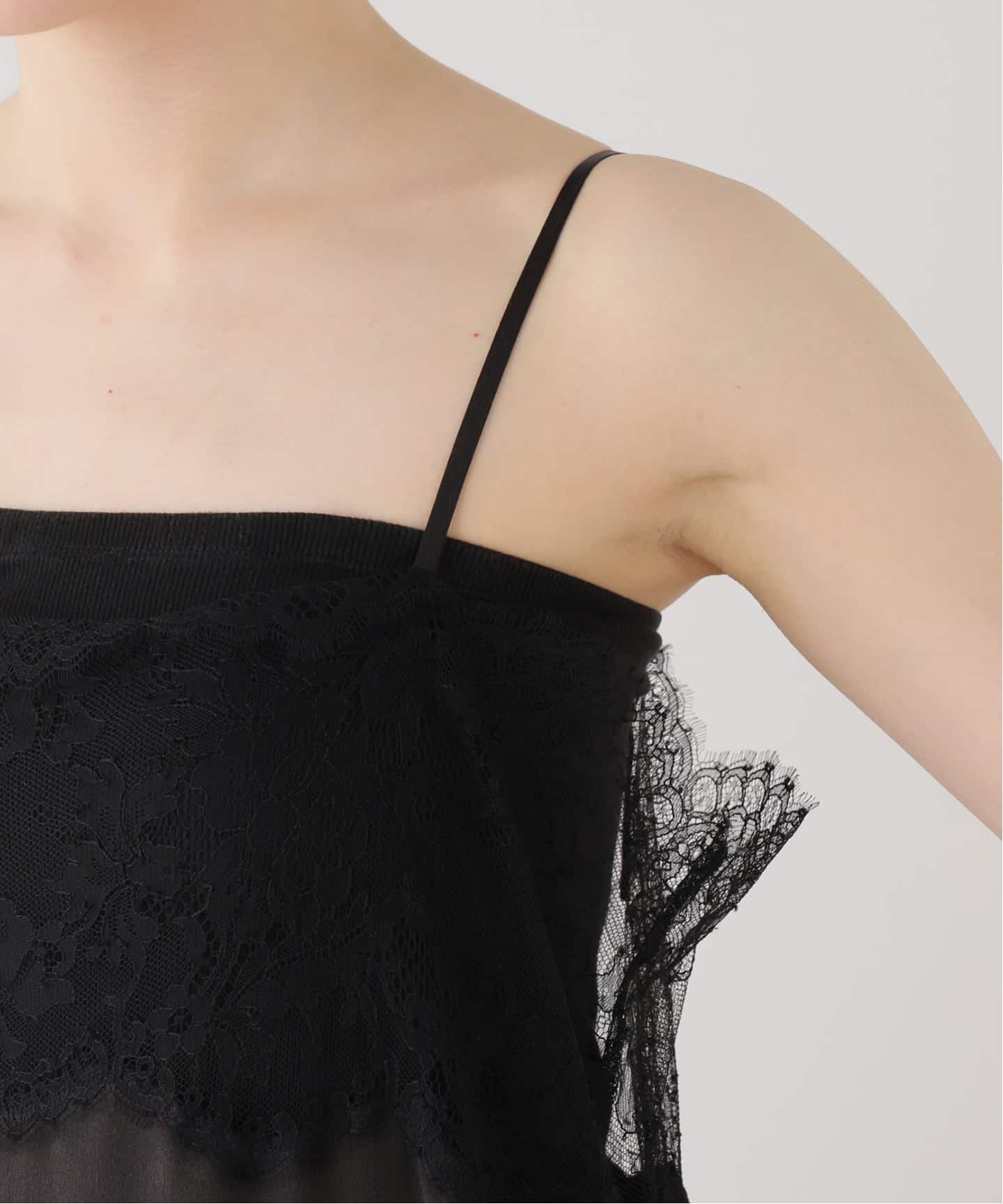 Raspail/ラスパイユ】Lace Switched cami Dress（ワンピース