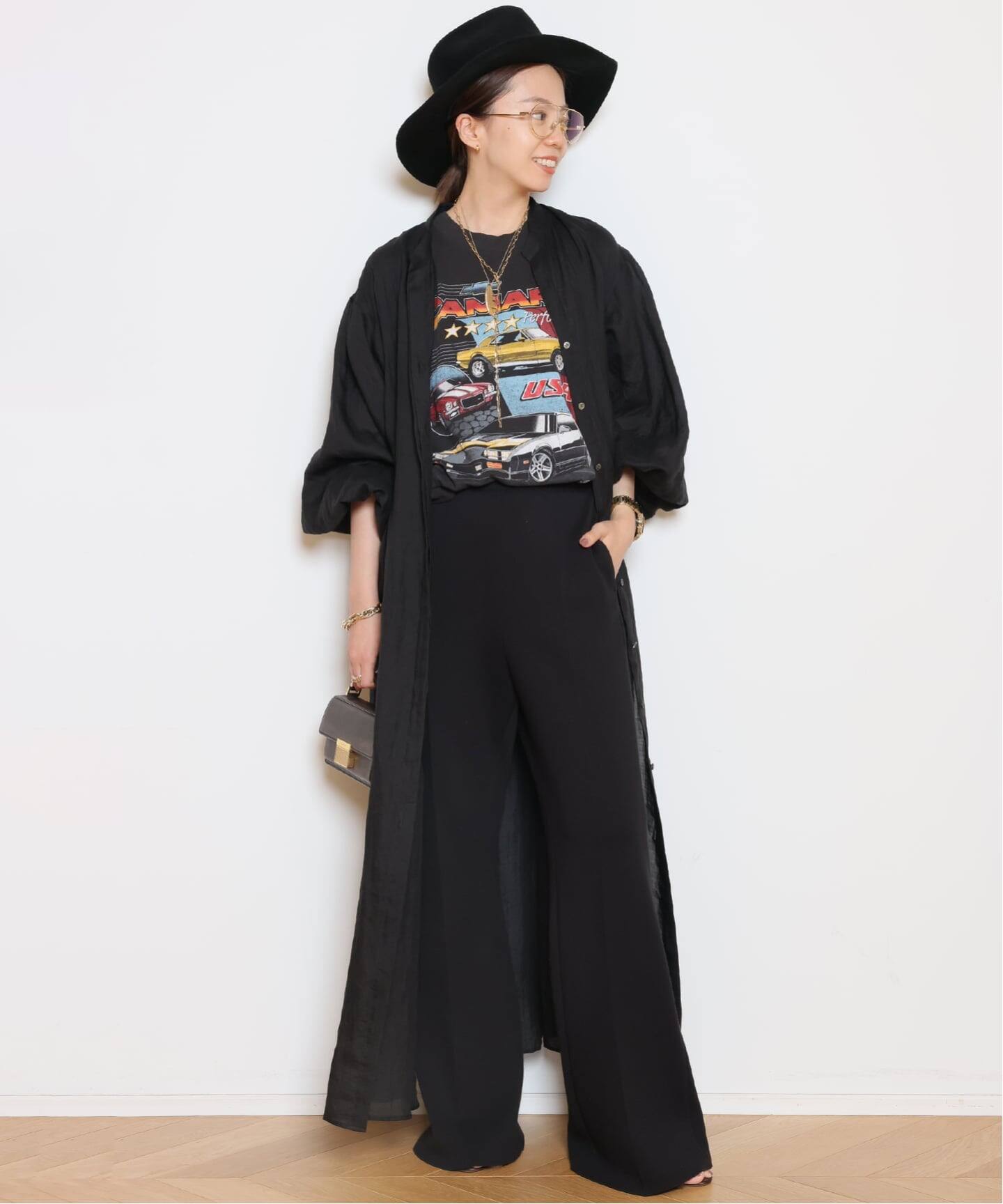 Col Pierrot/コル ピエロ】Ramie Volume Sleeve ワンピース