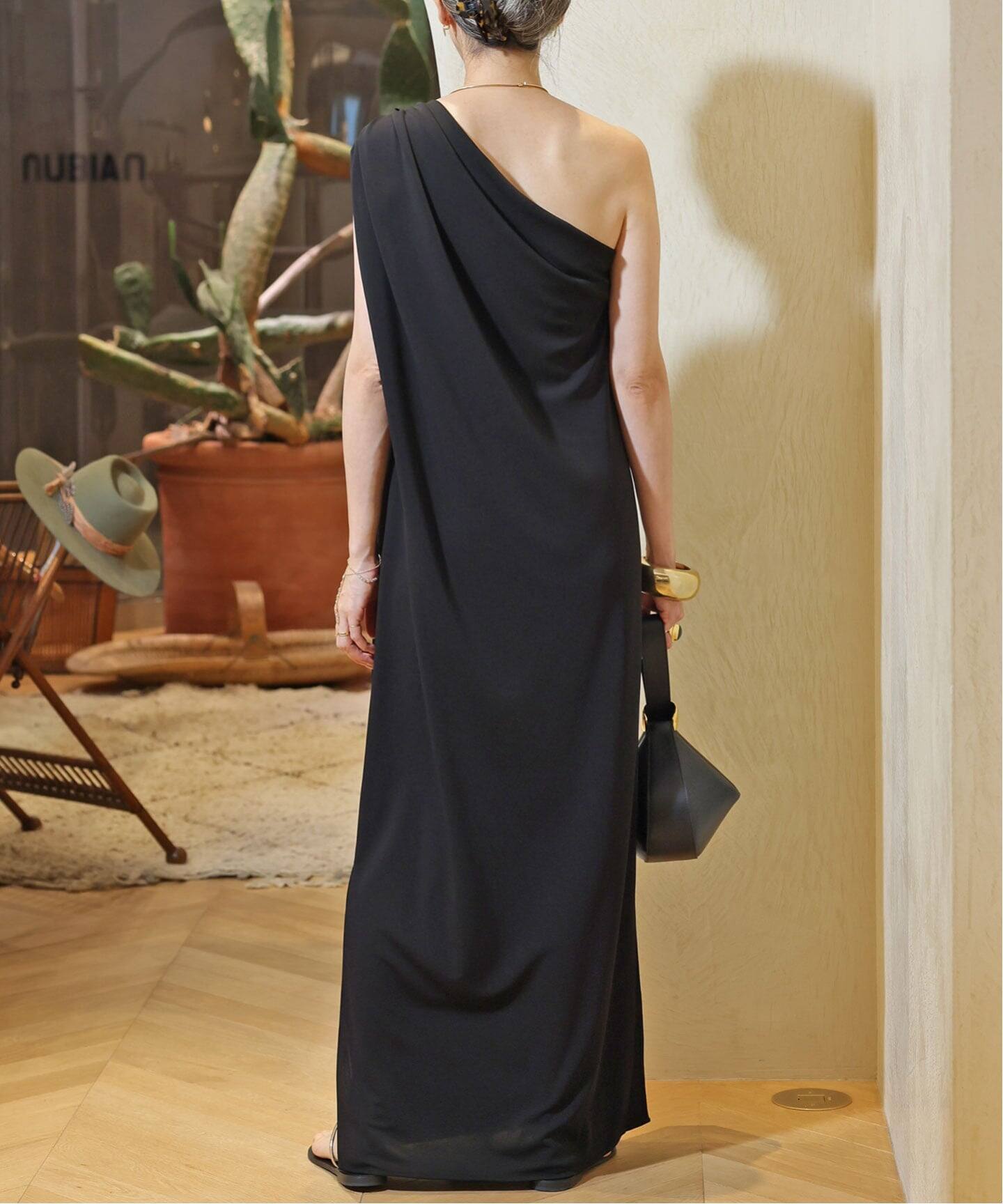 Col Pierrot/コル ピエロ】One shoulder maxi ワンピース（ワンピース